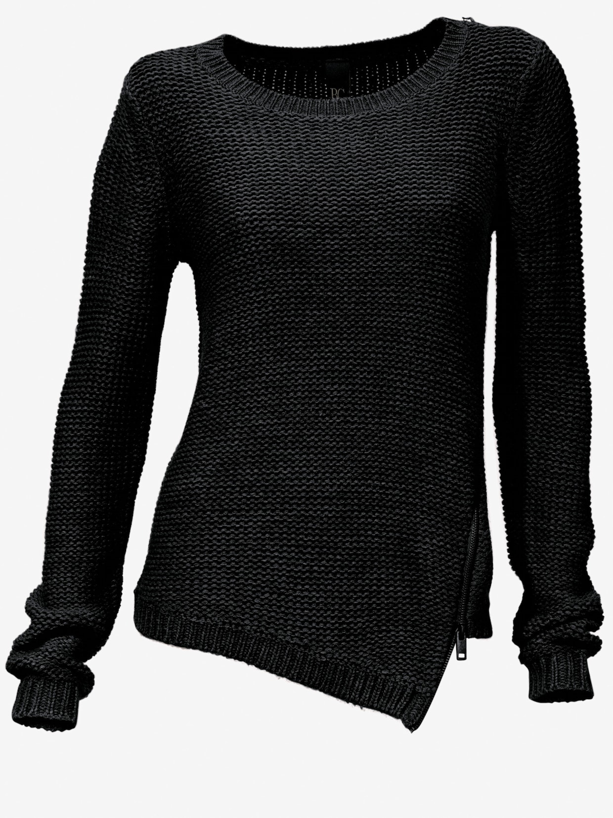 heine Pullover met ronde hals - zwart