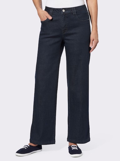 Jeans in weiter Form - dark blue