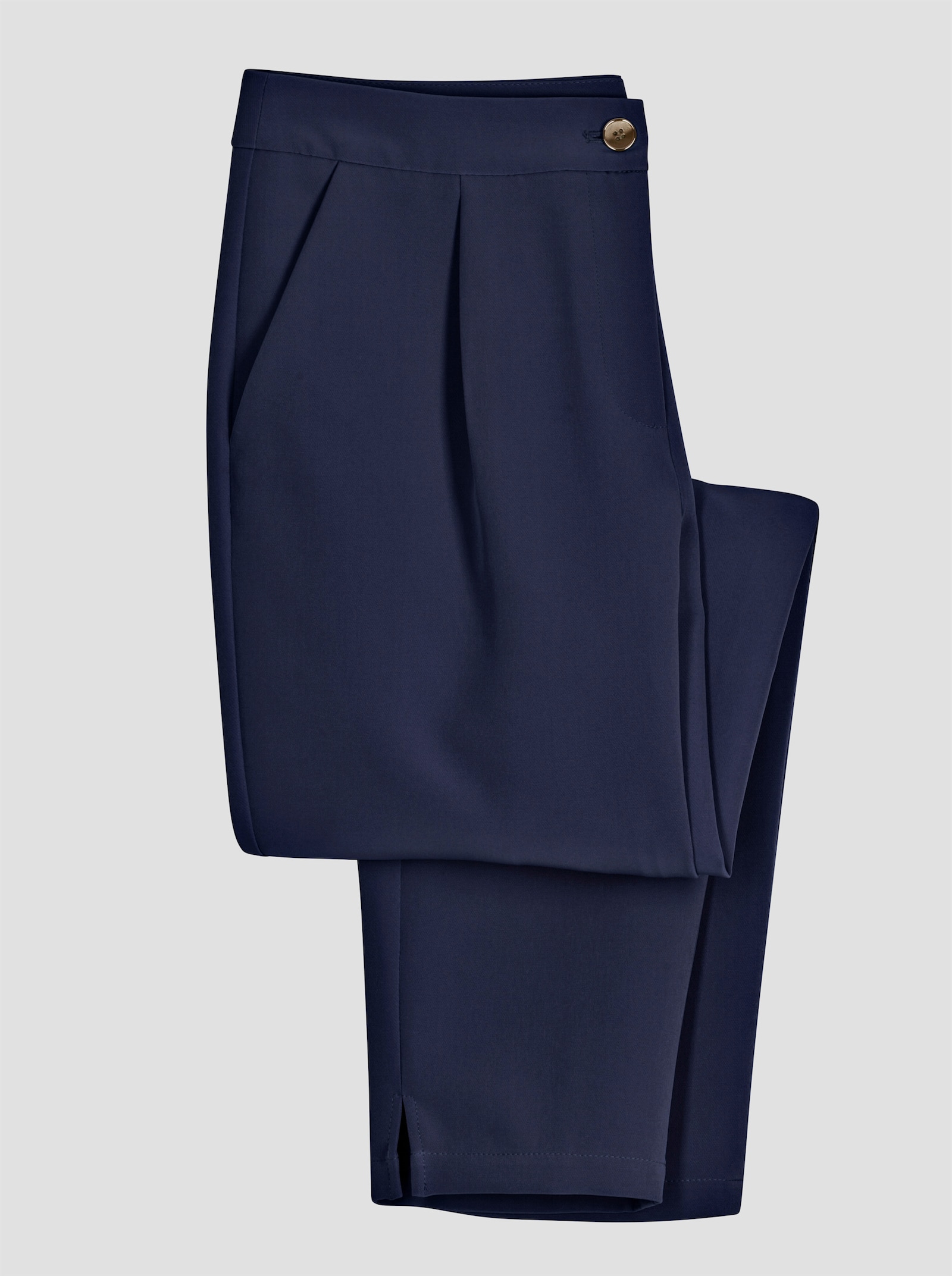 Stretchbroek in kofferkwaliteit - marine