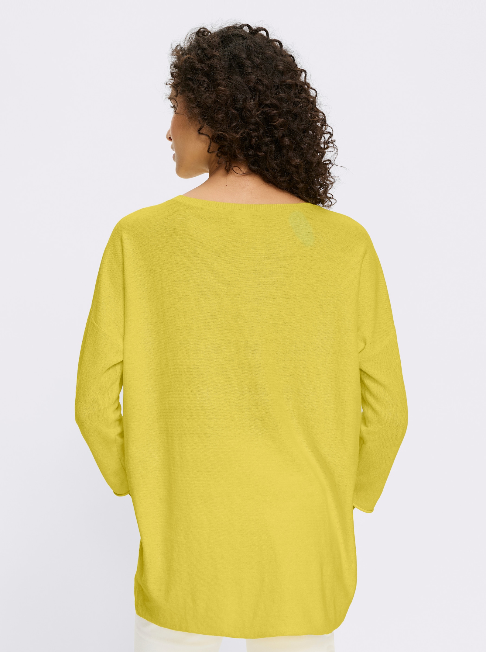 heine Pull en coton avec bords roulés - citron vert