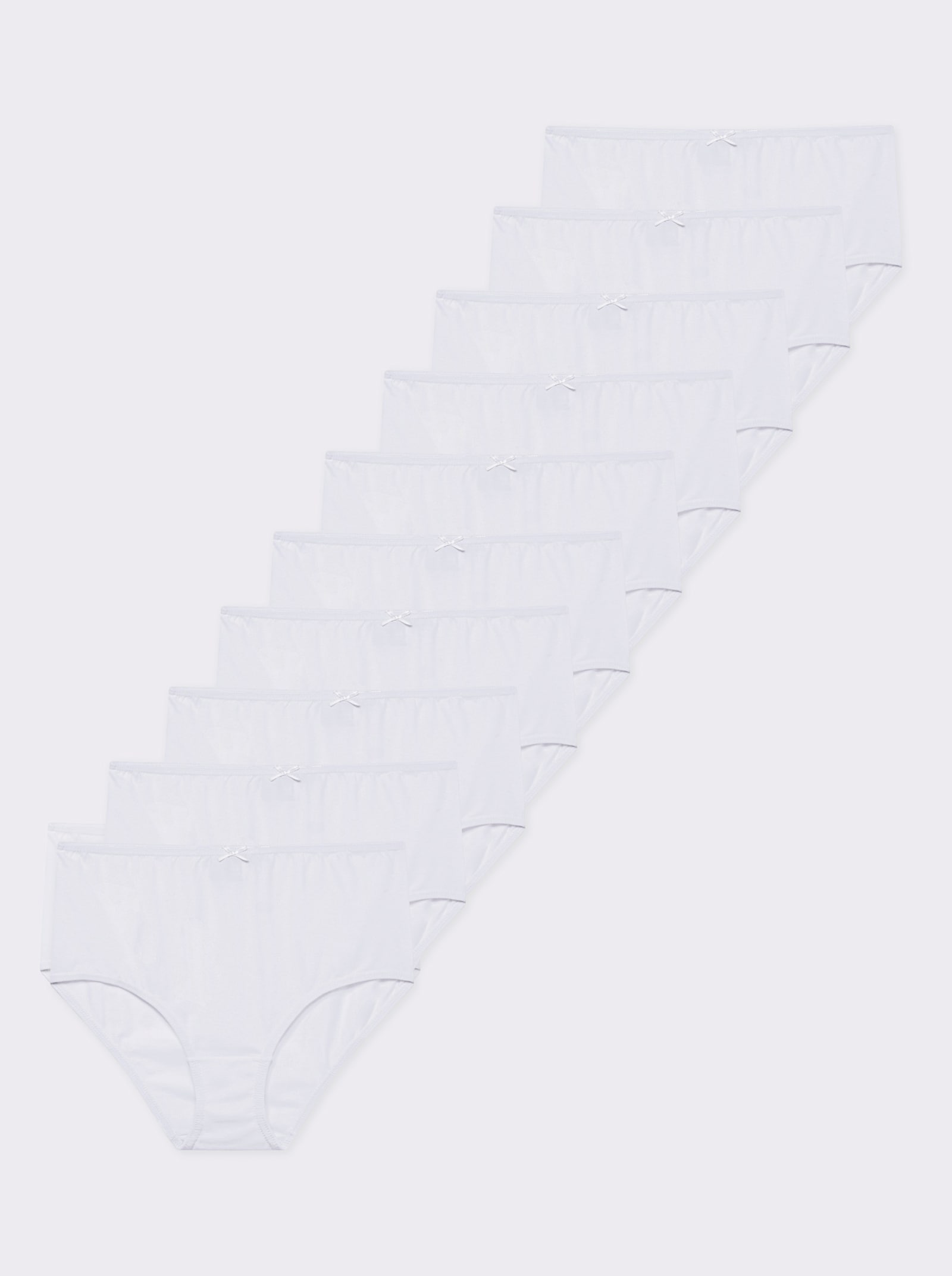 wäschepur Taillenslip in Single-Jersey-Qualität - weiß