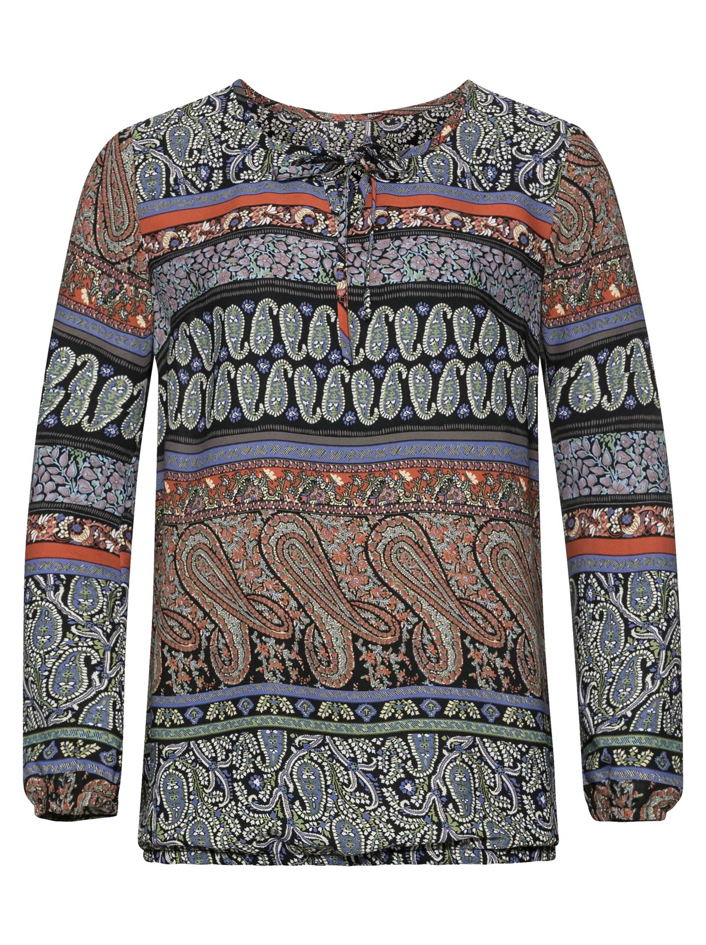 Hemdbluse - terra-gemustert