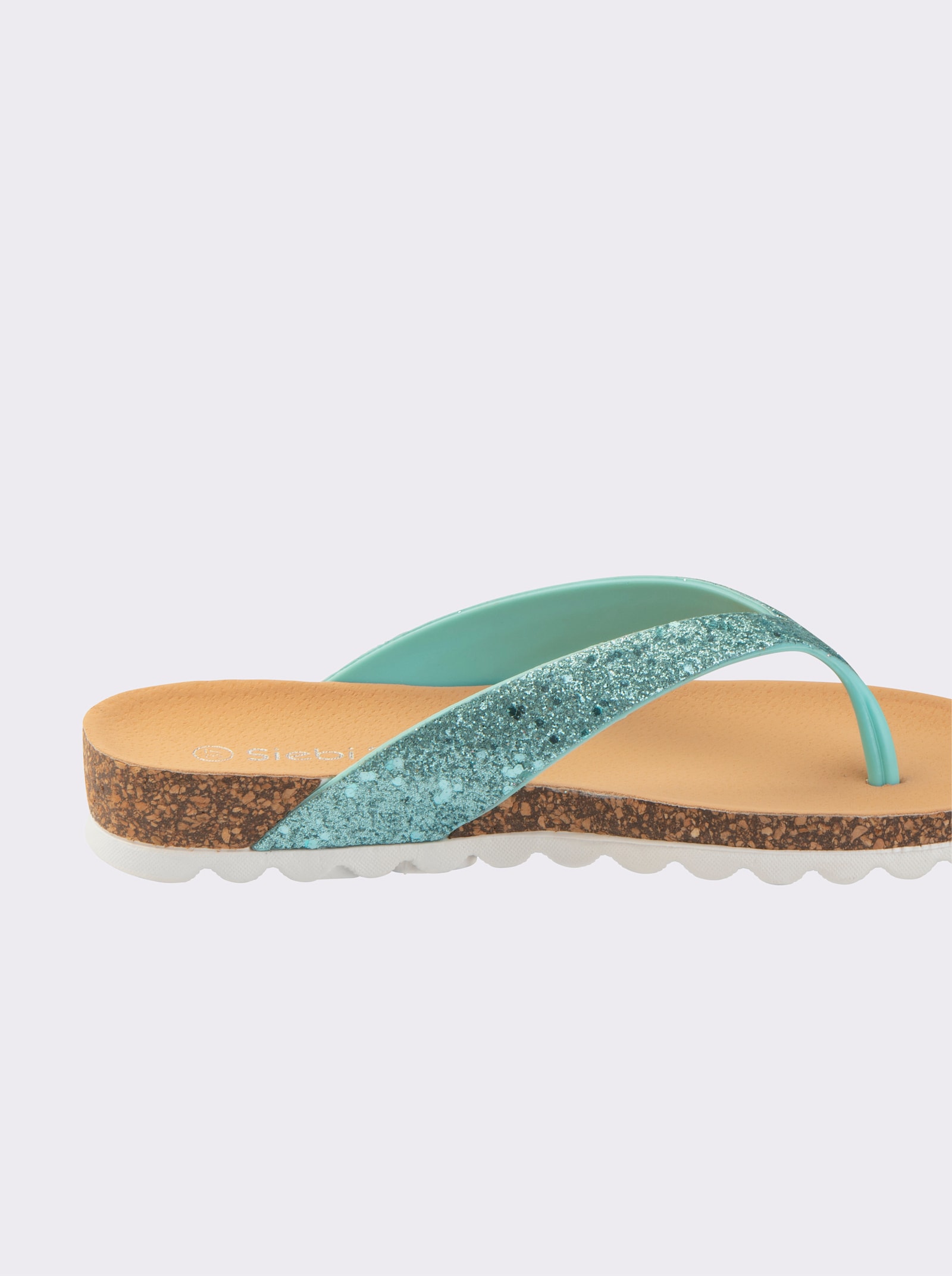 Badepantolette - türkis