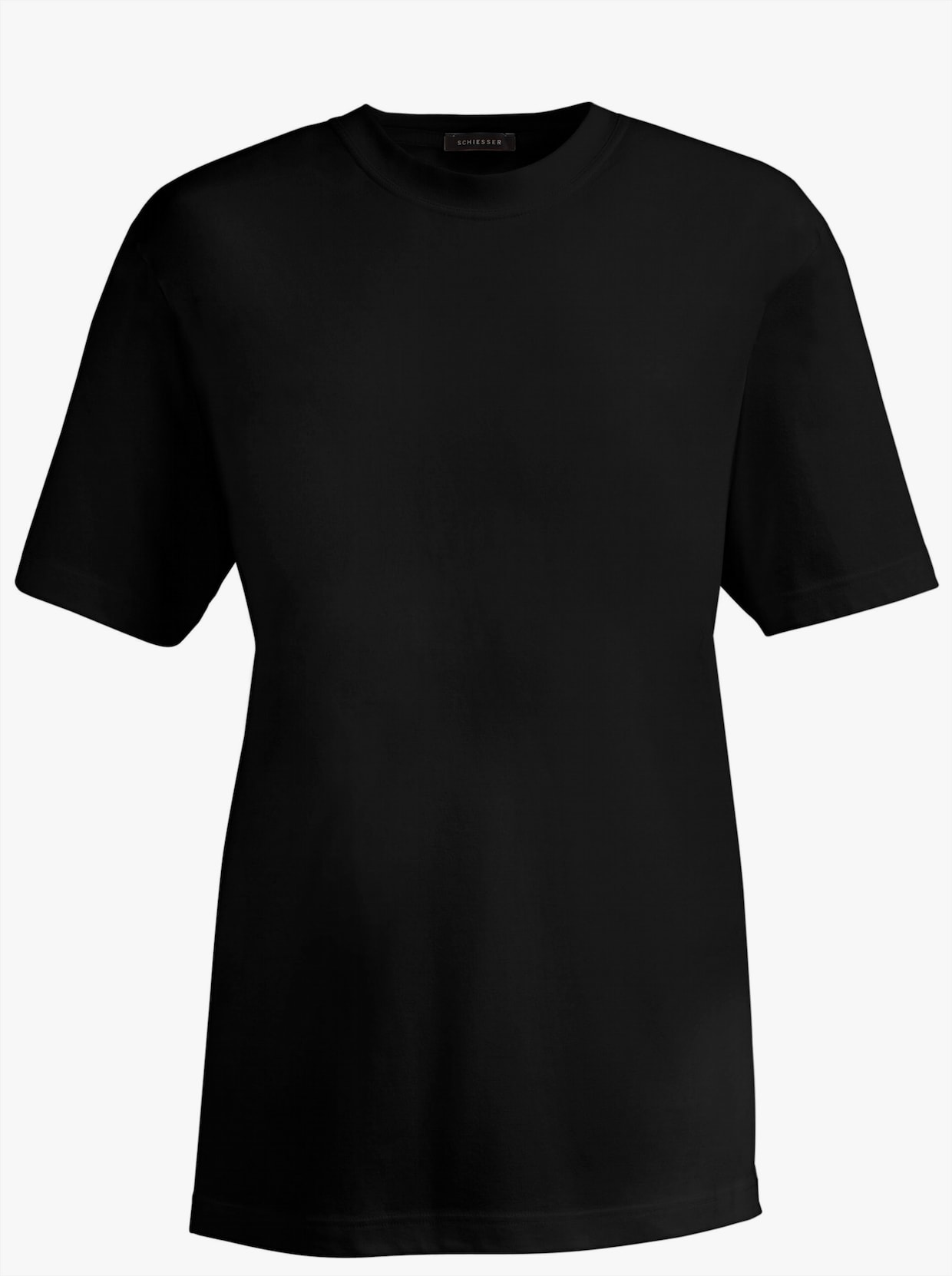 Schiesser Shirt - schwarz