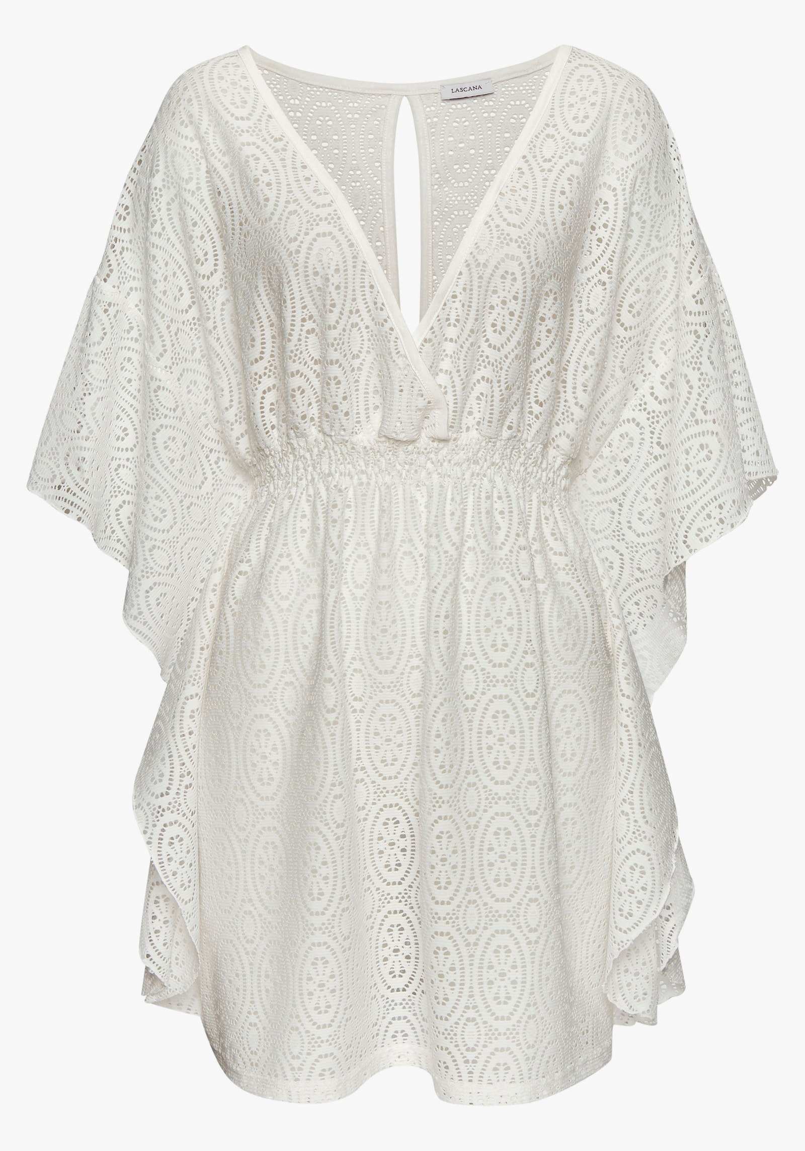 LASCANA Longbluse - weiß