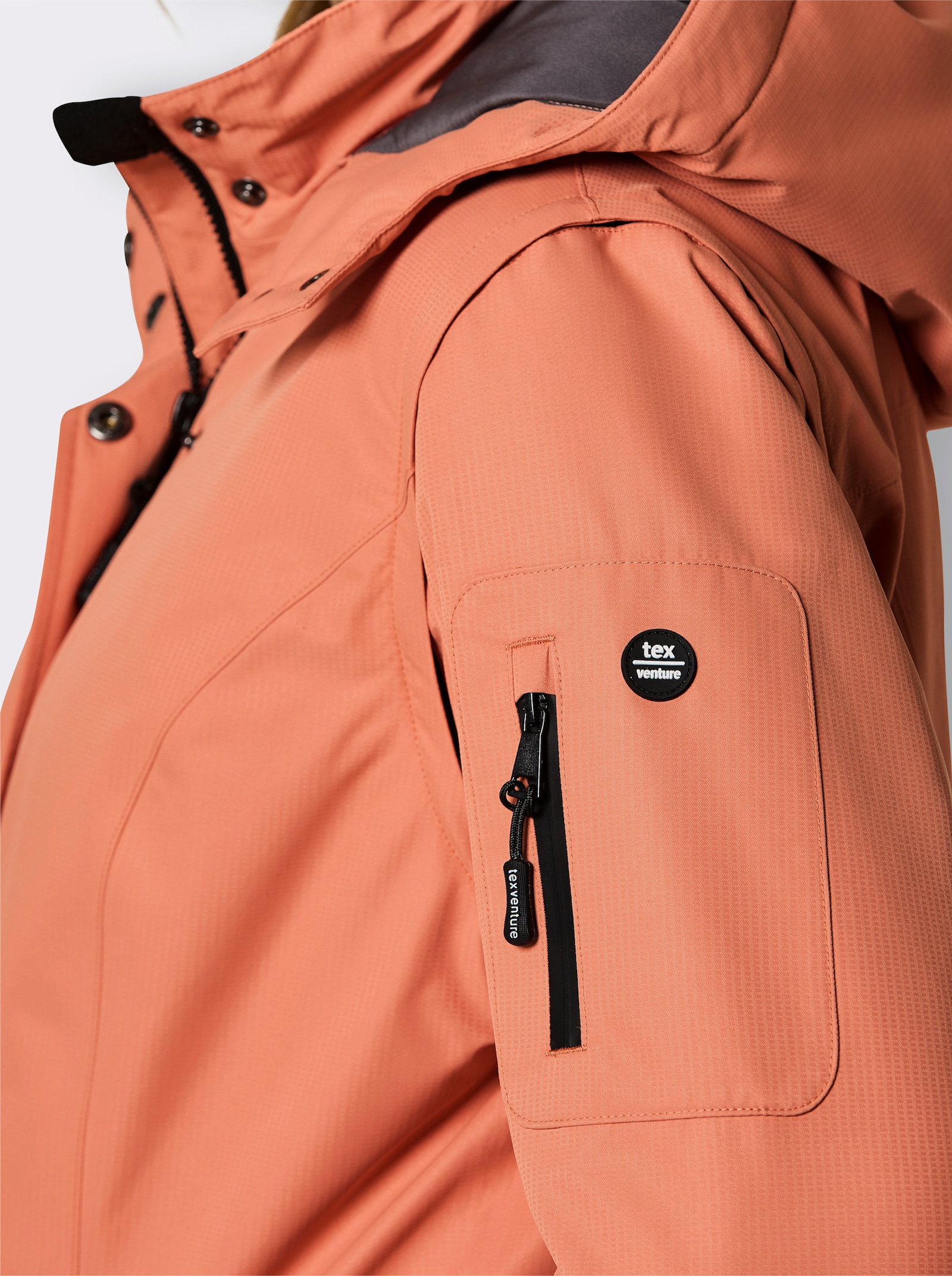 Catamaran Sports Funktionsjacke mit abzippbaren Ärmeln - papaya