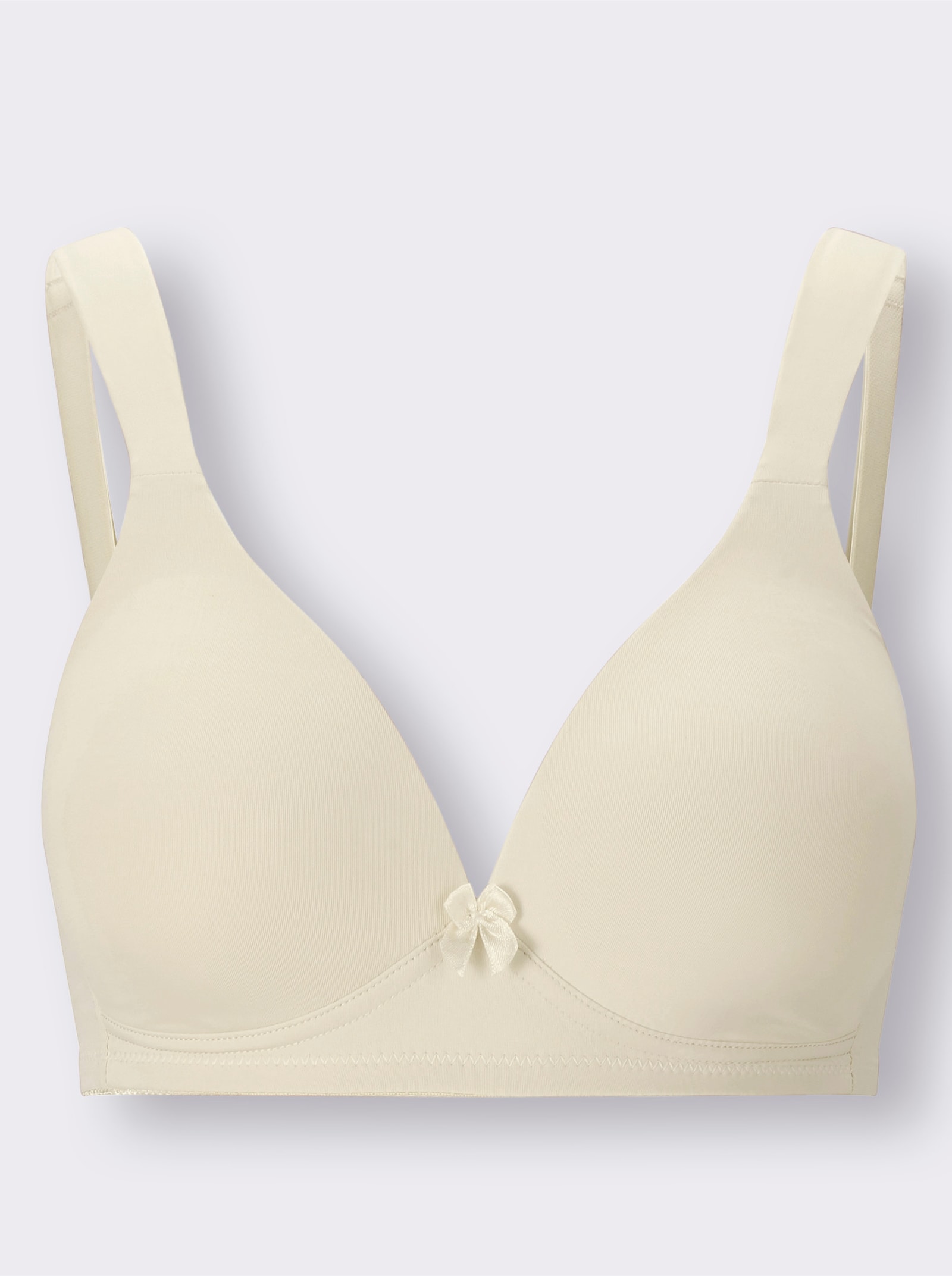 Naturana Soutien-gorge spécial T-shirt sans armatures avec bretelles confortables - couleur ivoire