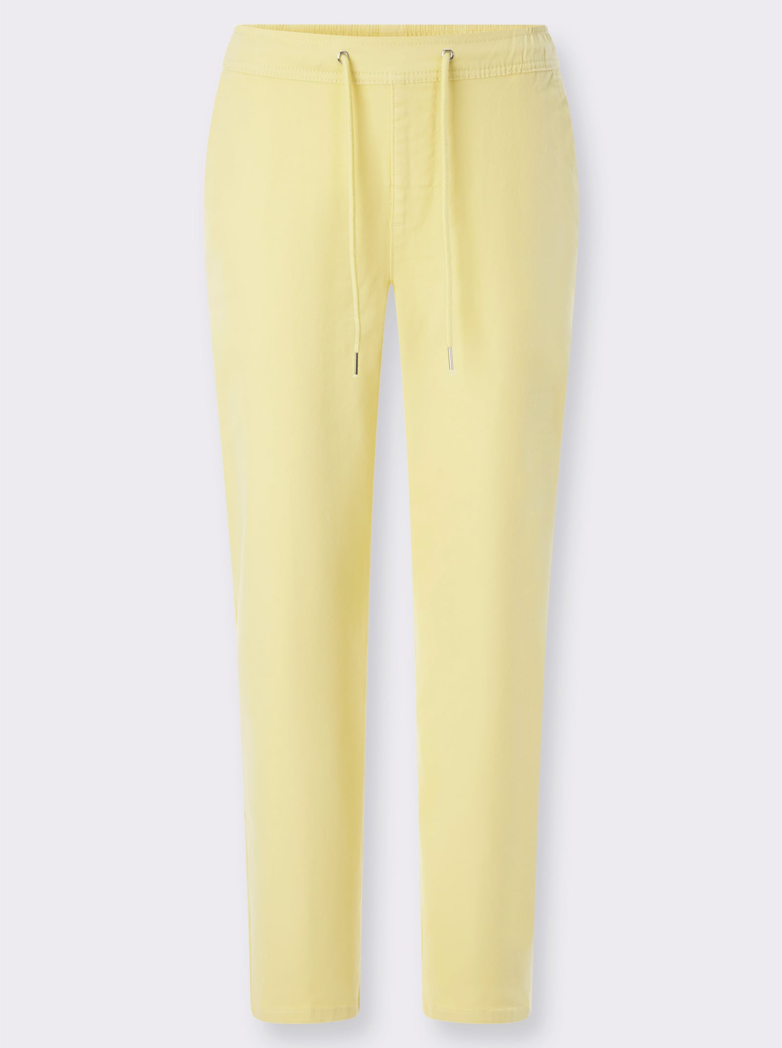 Schlupfjeans , weitenregulierbar - zitrone