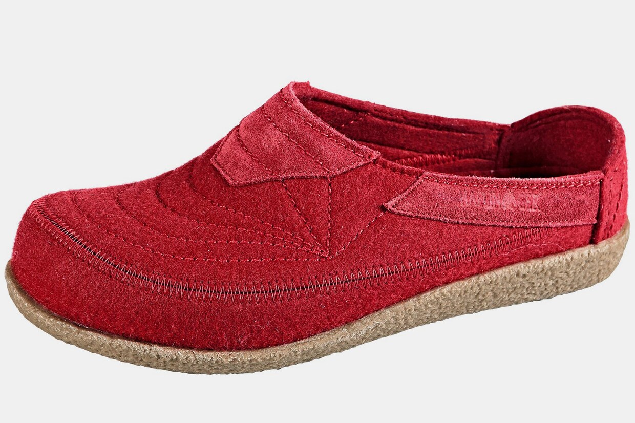 Haflinger Hausschuhe - rot