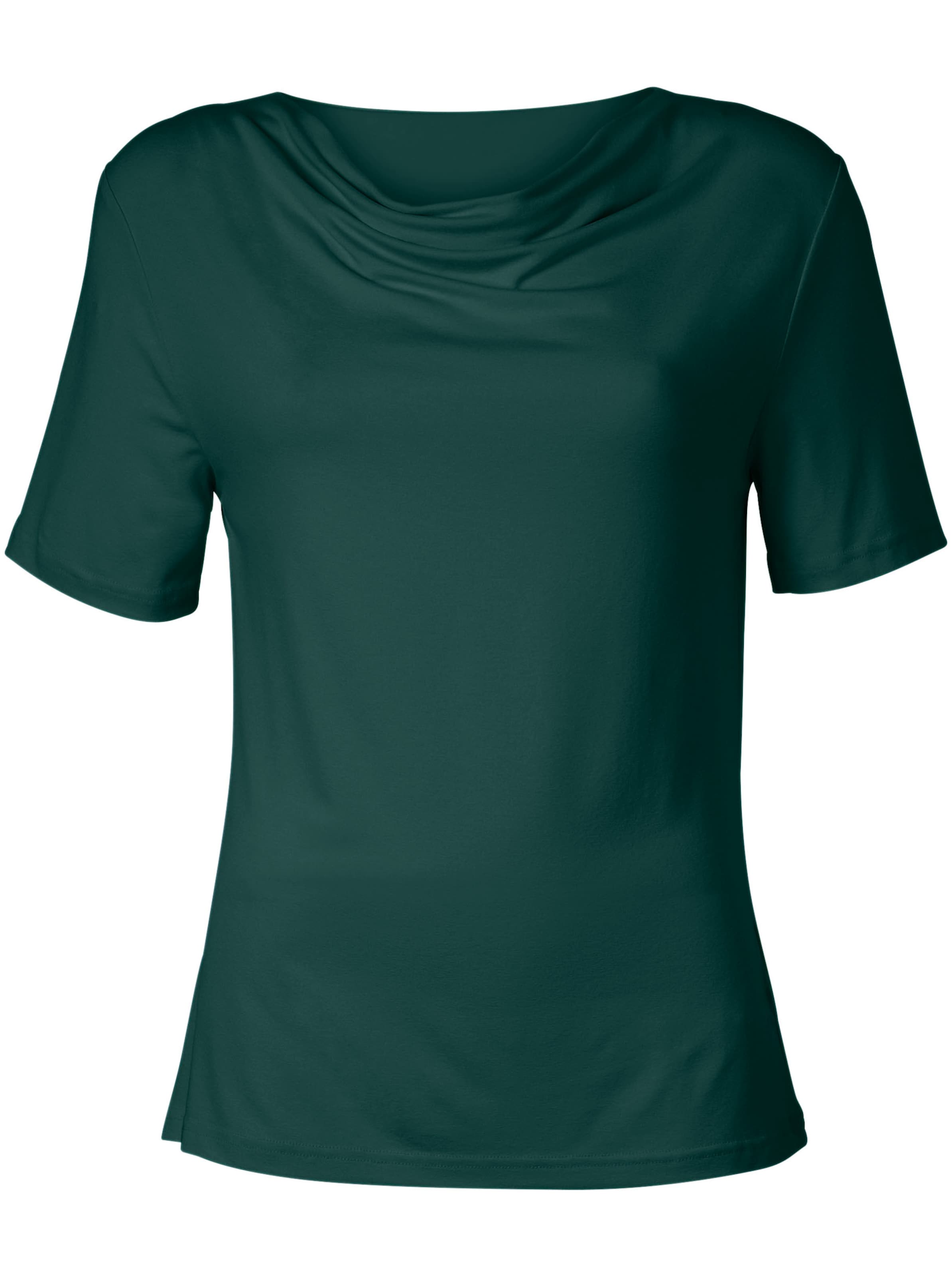 Sheego Damen Tannengrün Wasserfallshirt - Bild 2