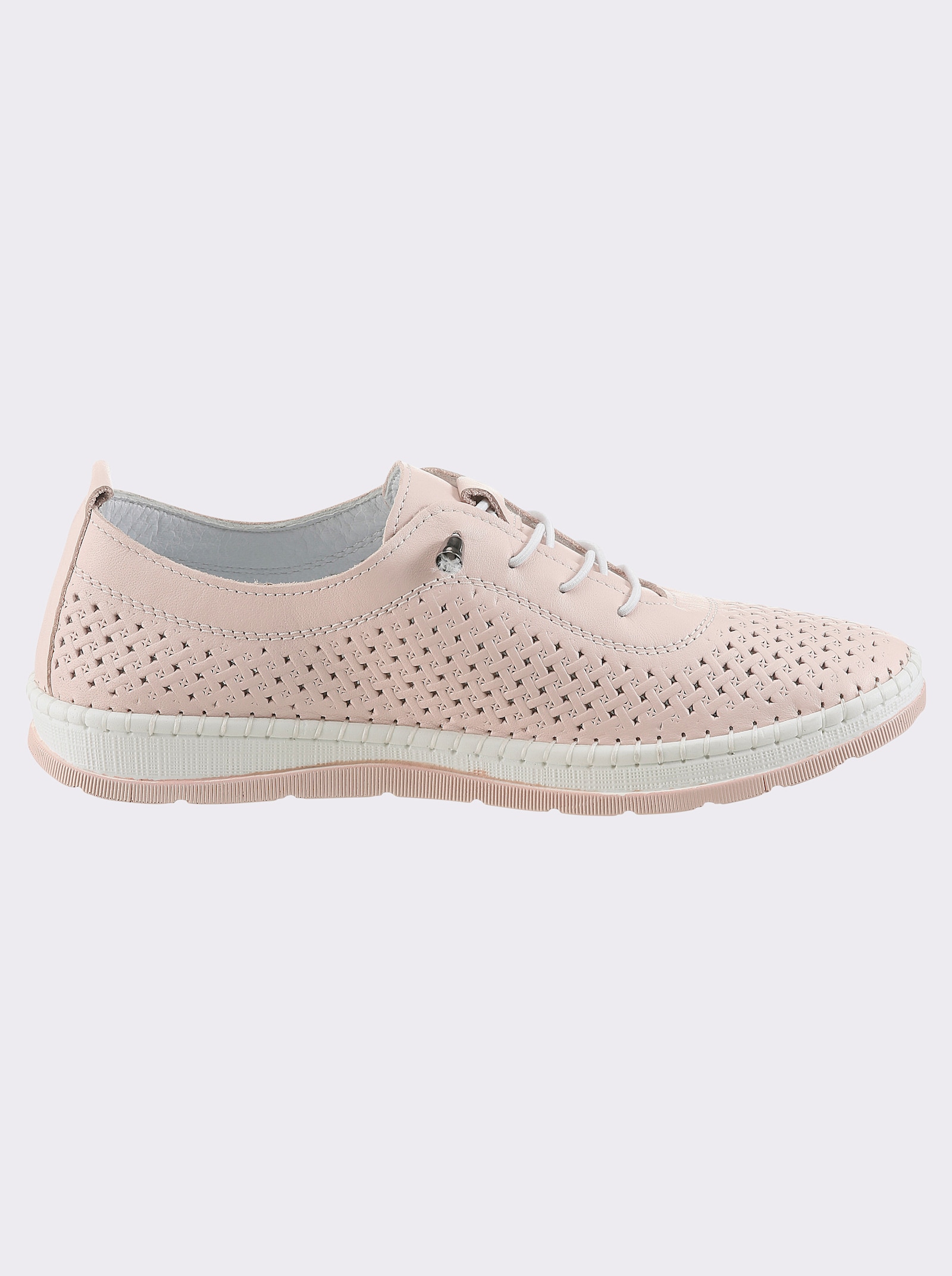 airsoft modern+ Sneaker mit Perforation - apricot