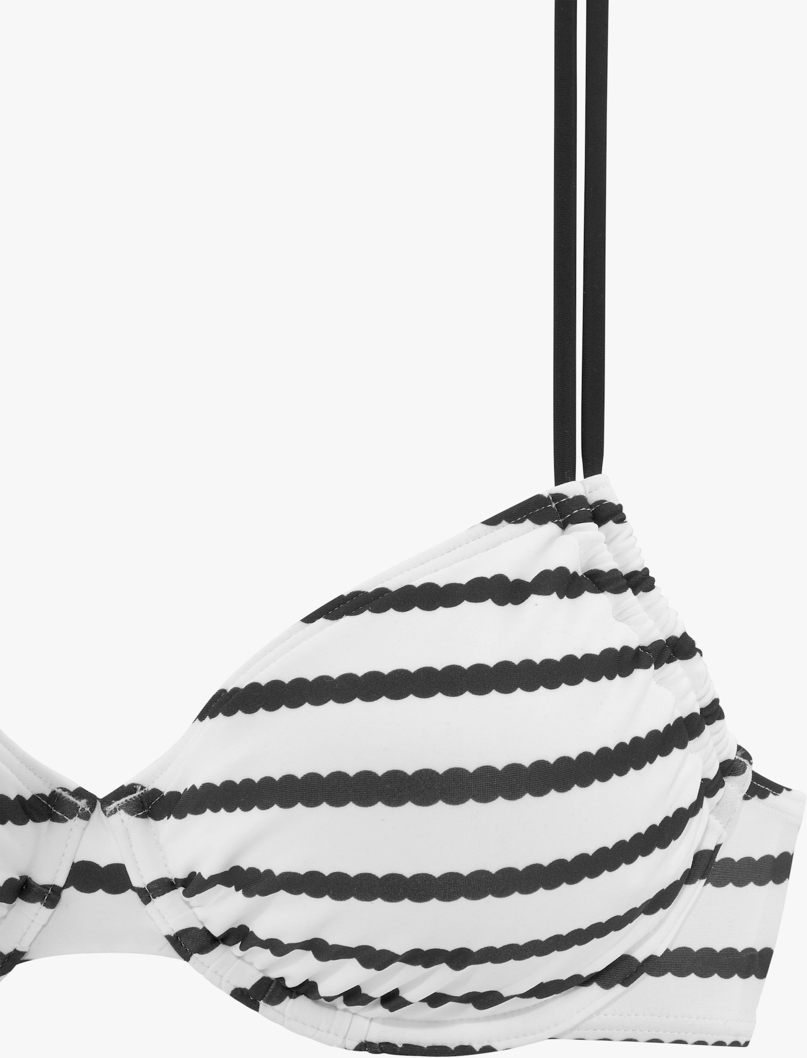 LASCANA Maillot de bain à armatures - noir-blanc