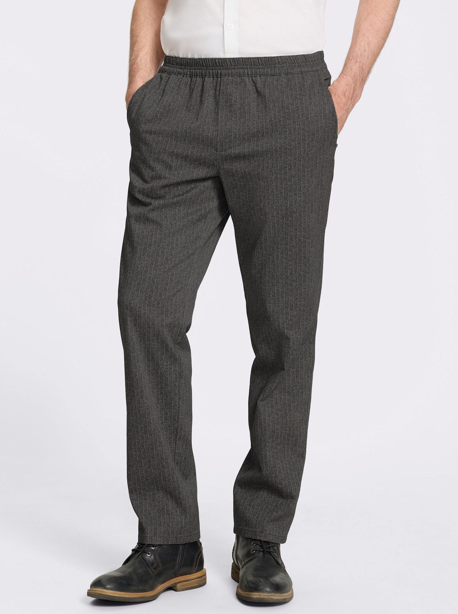 Brühl Schlupfhose mit Easy Care-Ausrüstung - schoko-gestreift