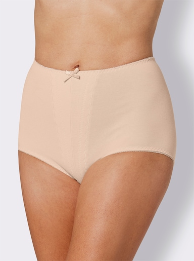 Miederhose mit leichtem Shaping-Effekt - puder