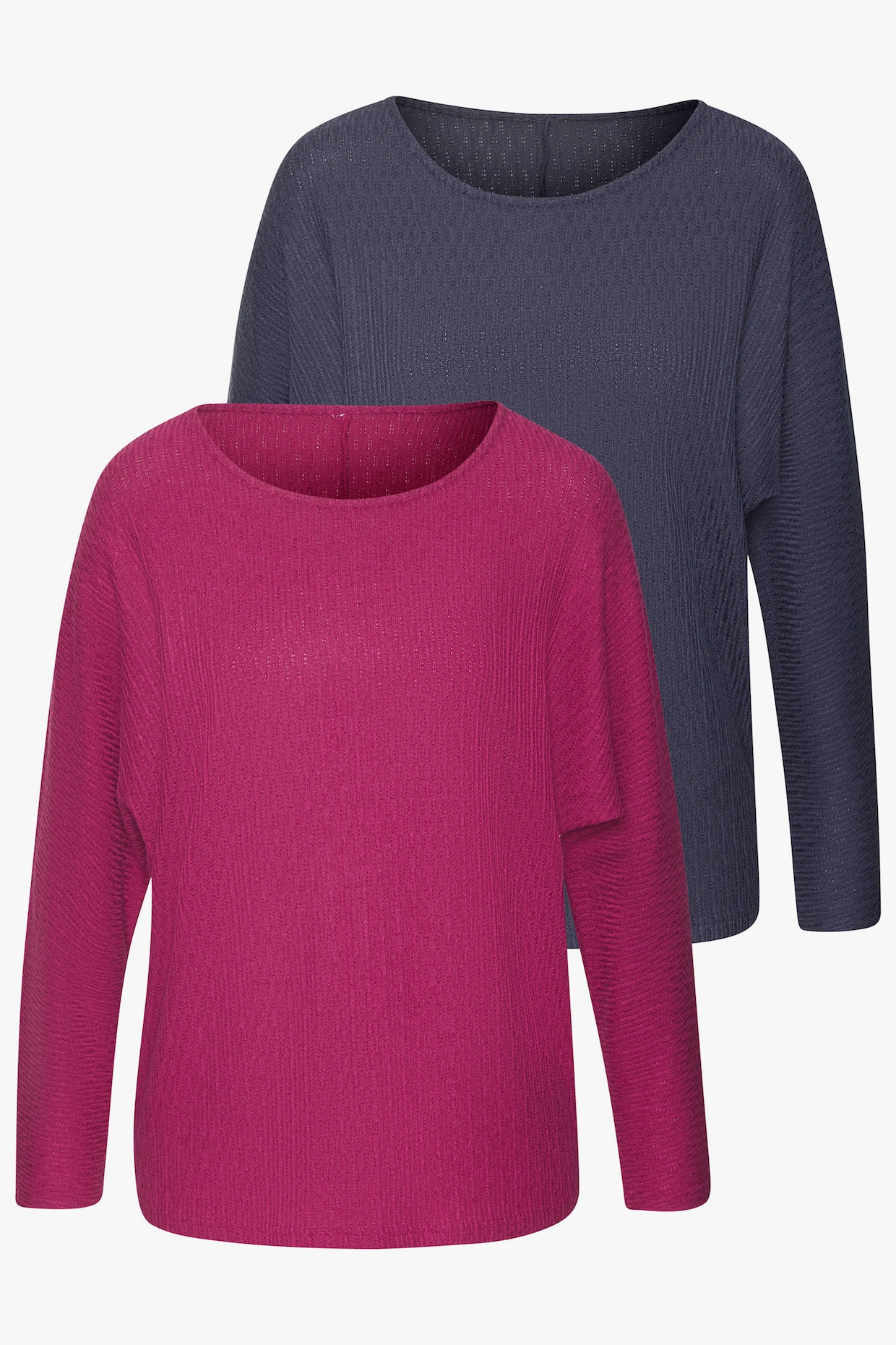 Vivance Langarmshirt - beere, blau