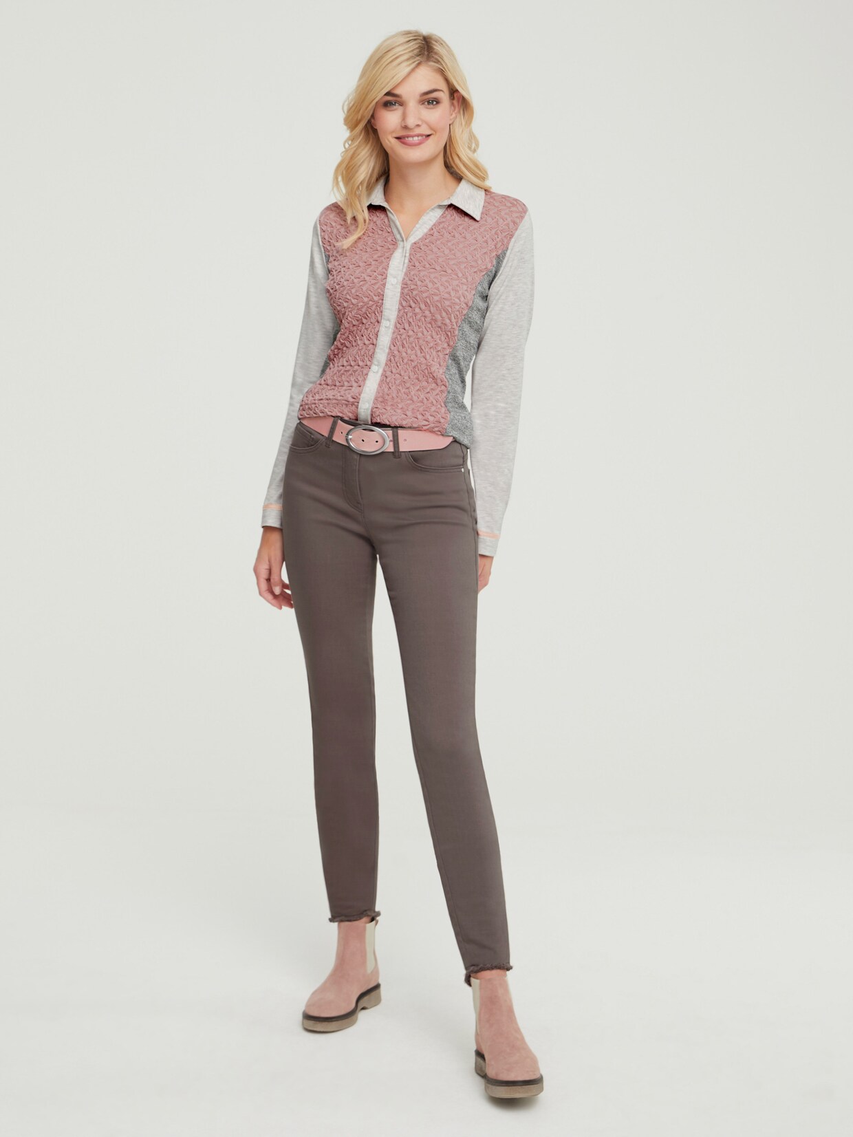 heine Shirt - grau-melange