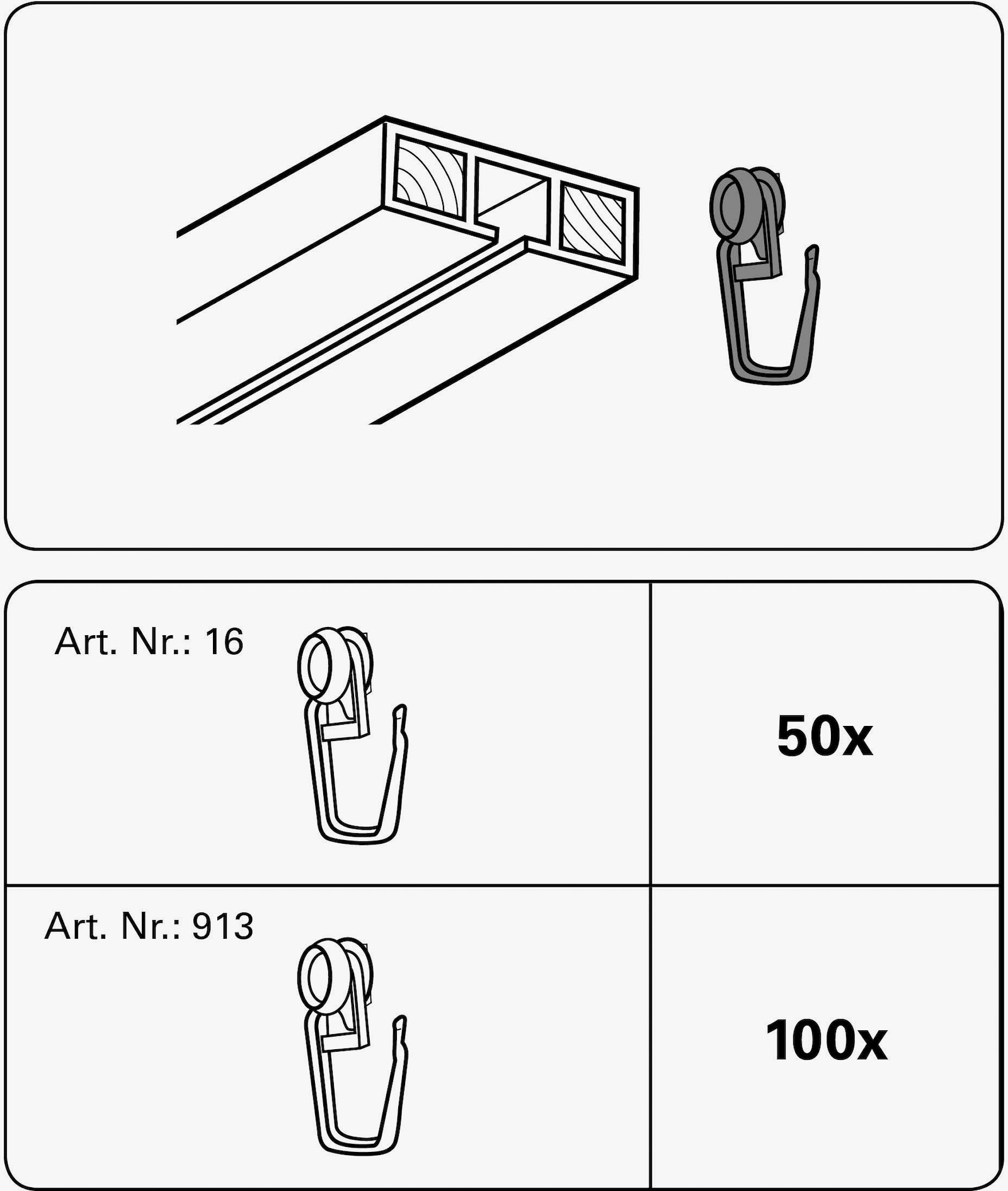 heine home Universal-Rollring - weiß