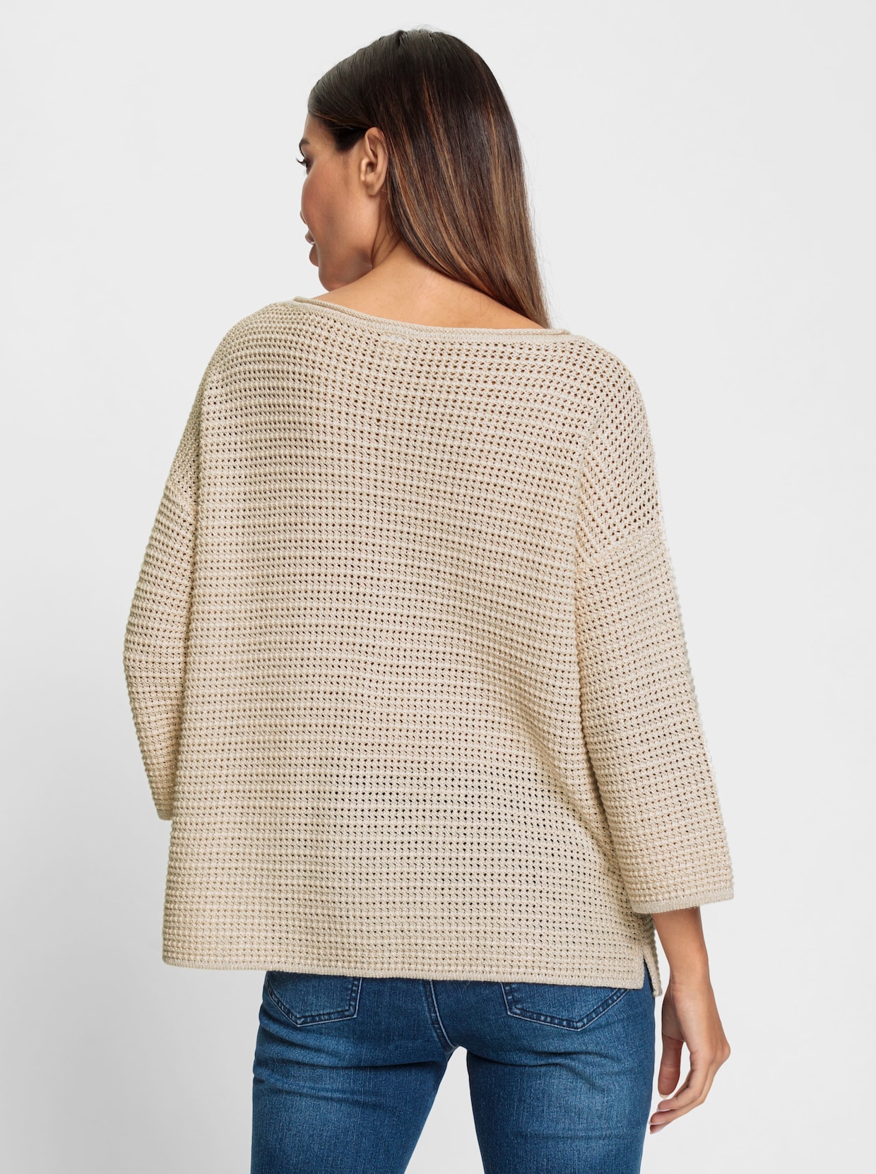 heine Pull encolure ronde - couleur ivoire