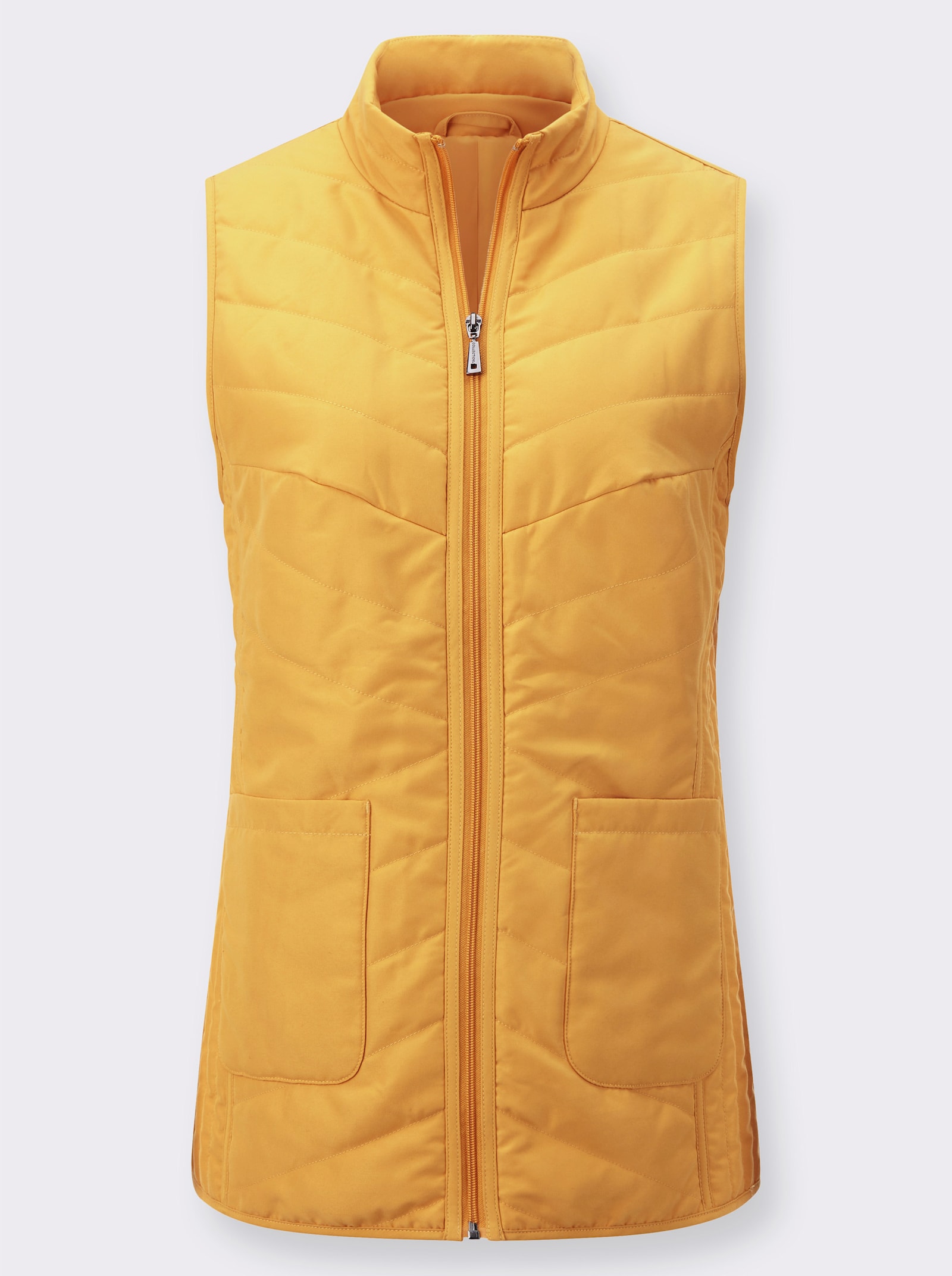 Steppweste mit leichter Wattierung - ocker