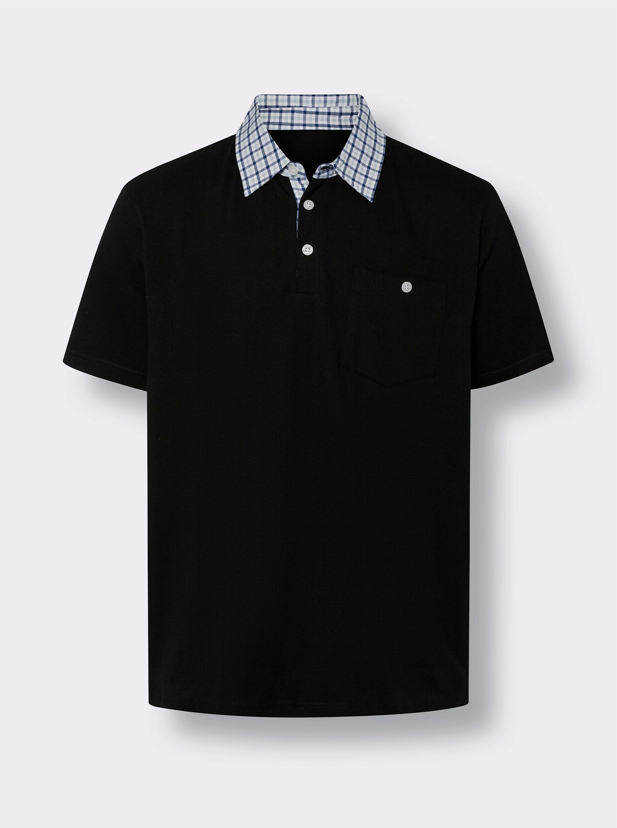 Poloshirt met korte mouwen - zwart