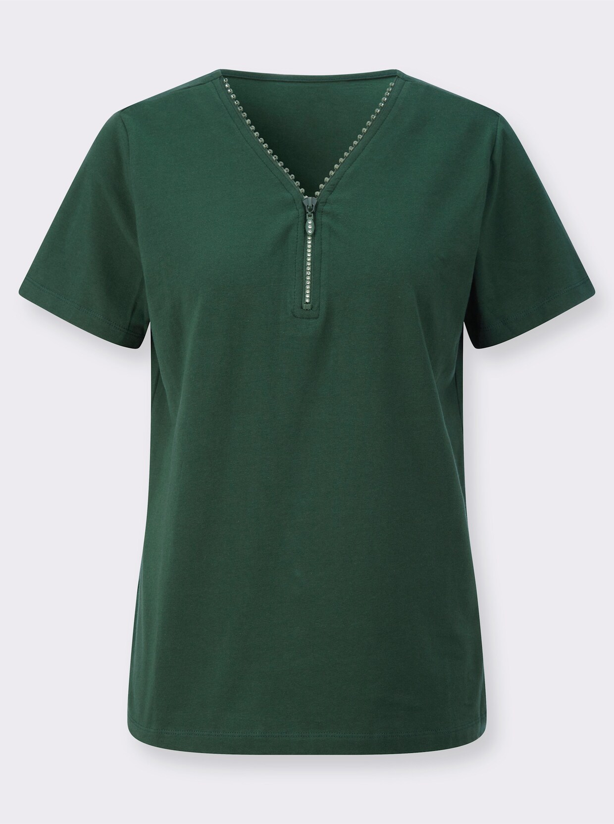 Kurzarmshirt - moos