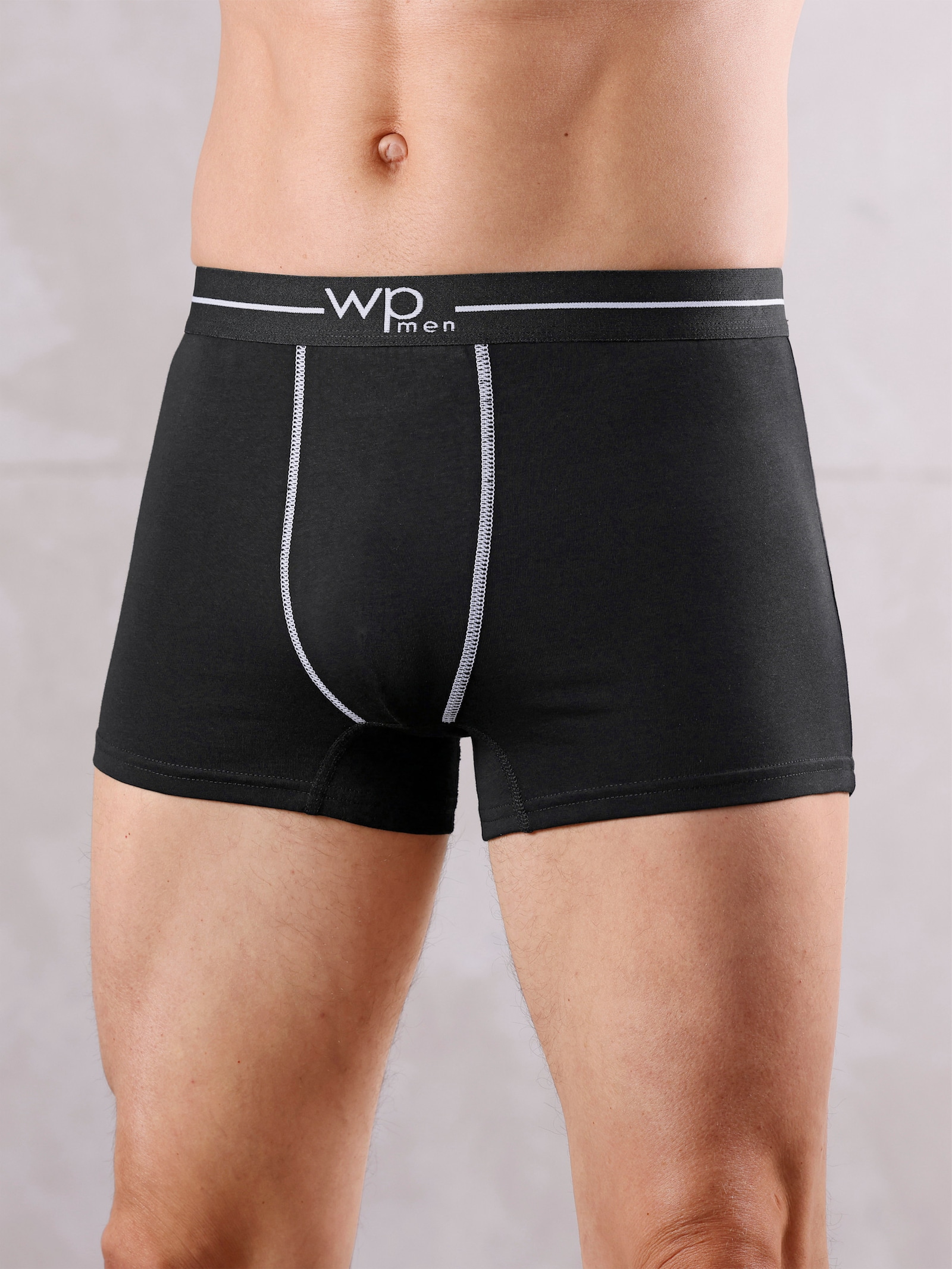 wäschepur men Pants - anthrazit + schoko + schwarz