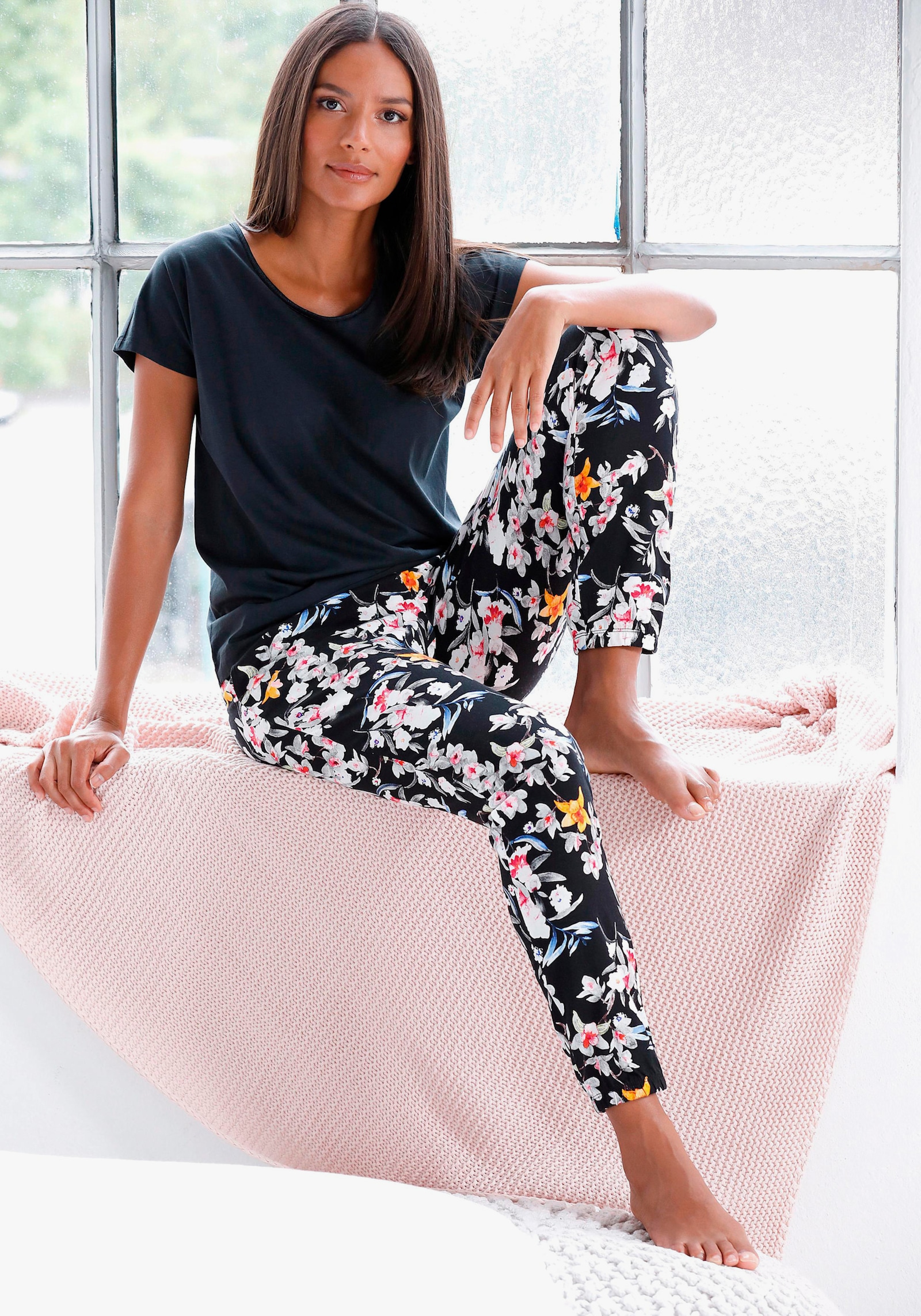 s.Oliver Pyjama - schwarz