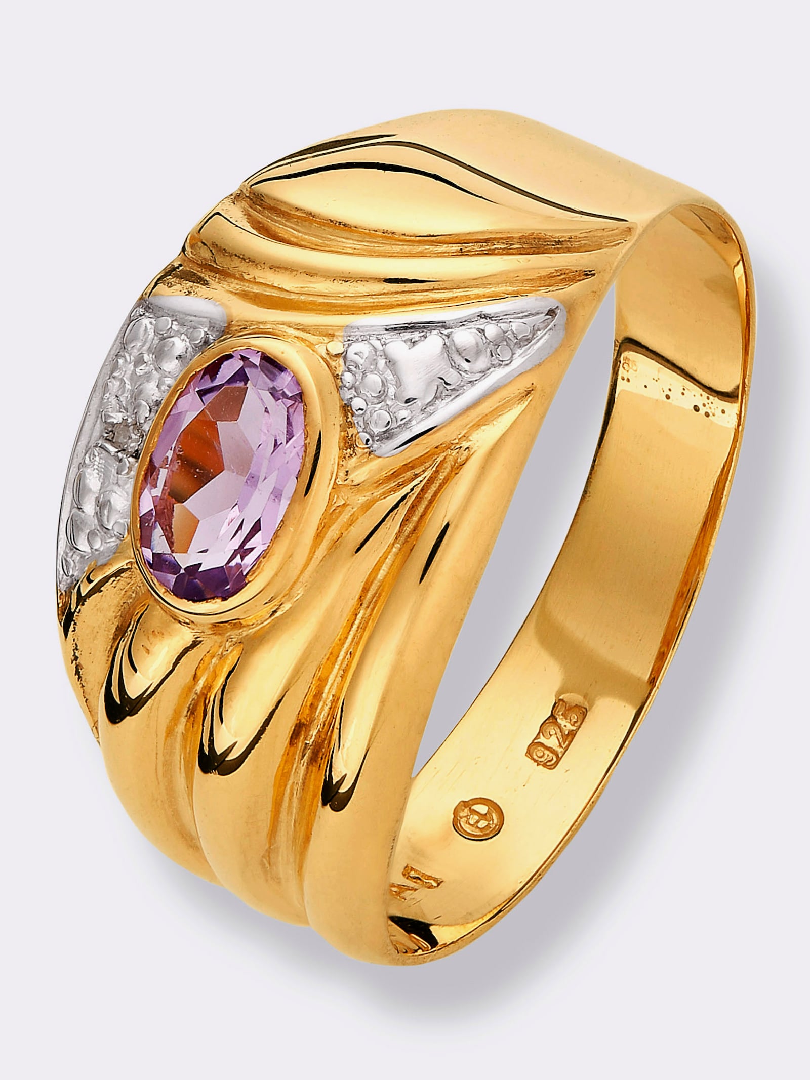 Ring - Silber vergoldet 925