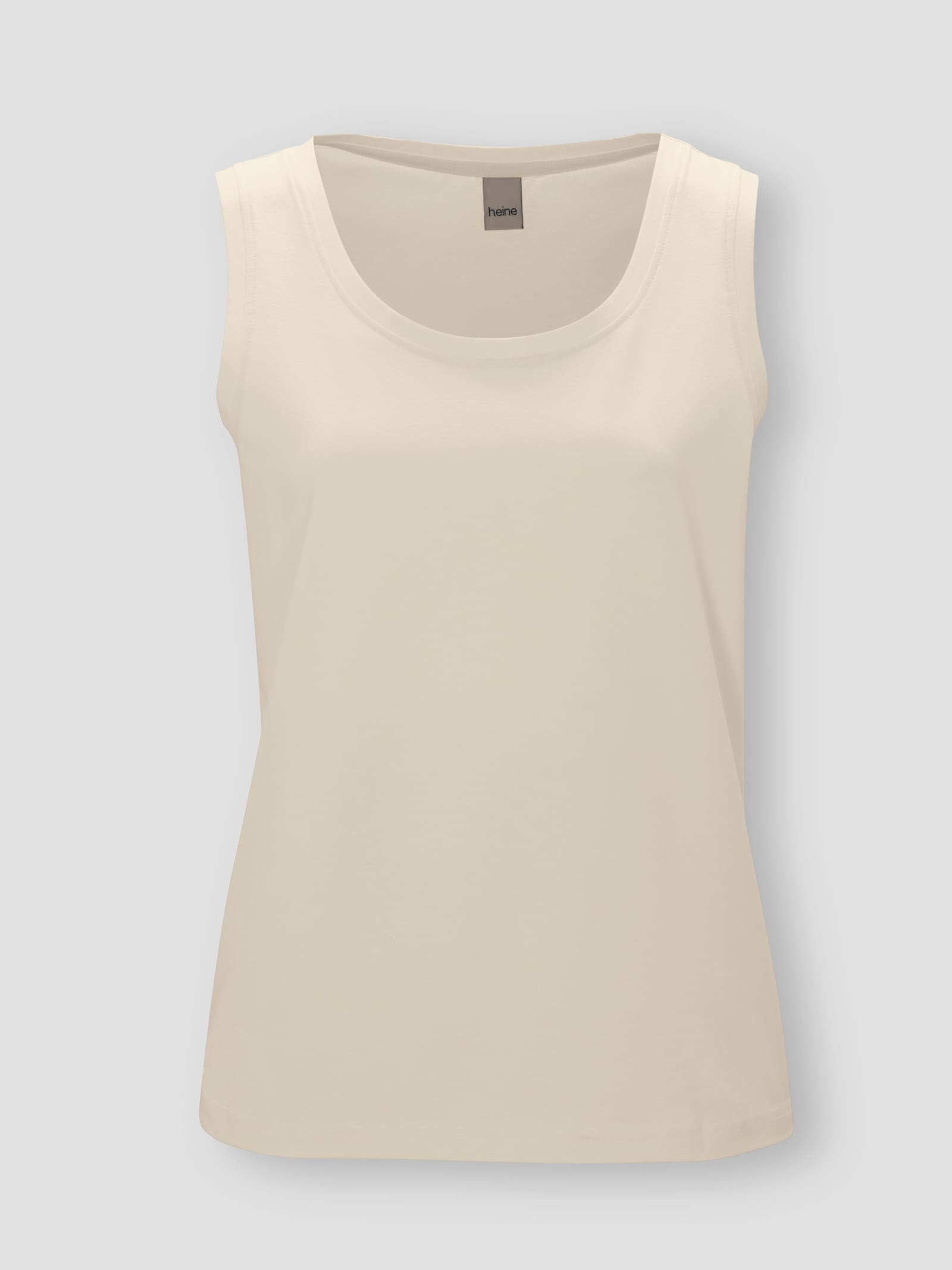 heine Shirttop im Doppelpack - salbei-champagner-geringelt + champagner