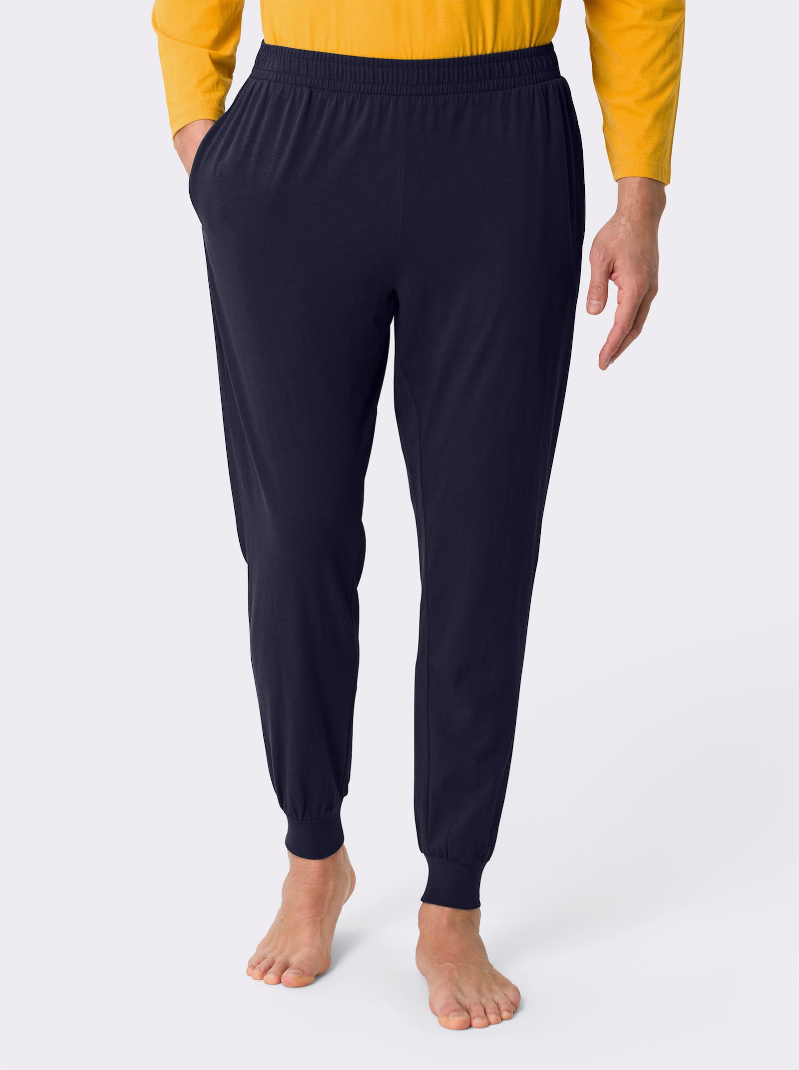 Pyžamové nohavice - námornícka modrá