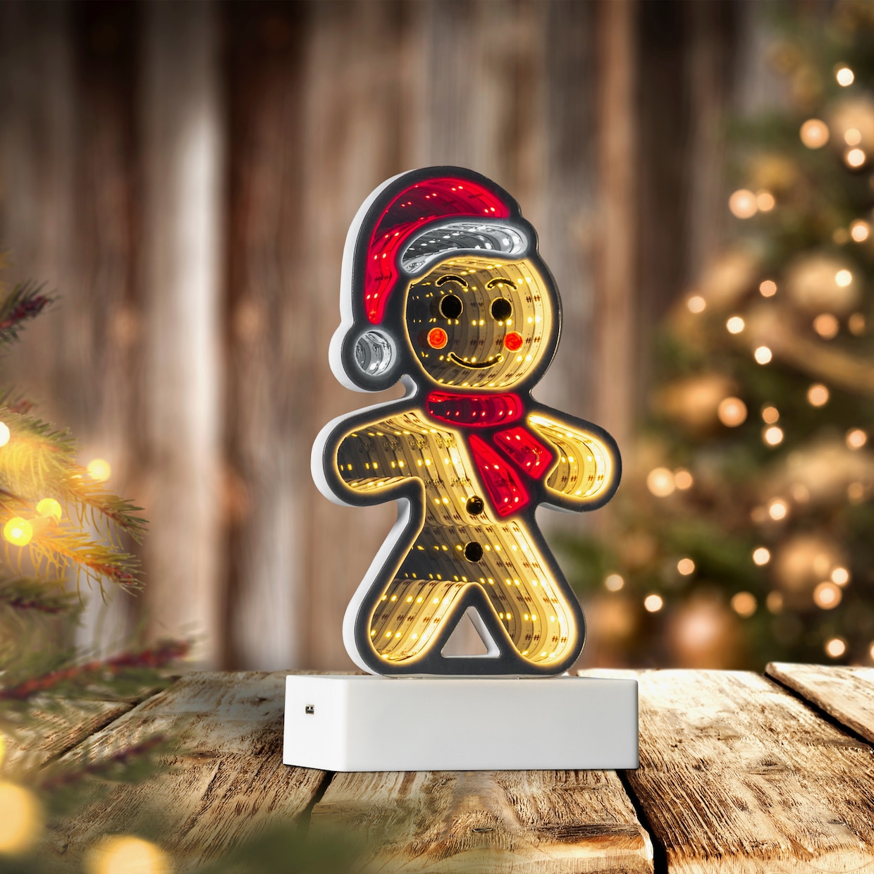 my home LED Dekofigur - rot, weiß, warmweiß