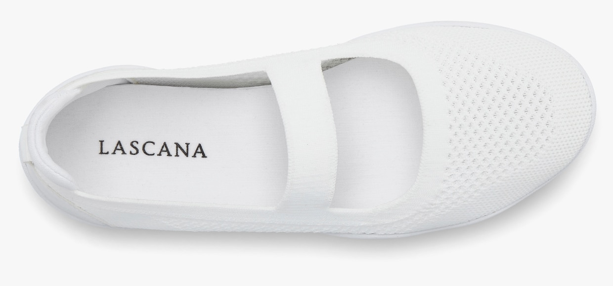 LASCANA Sneakers ballerines - blanc