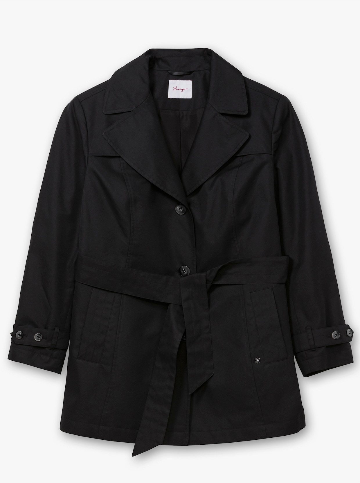 sheego Trenchcoat - schwarz