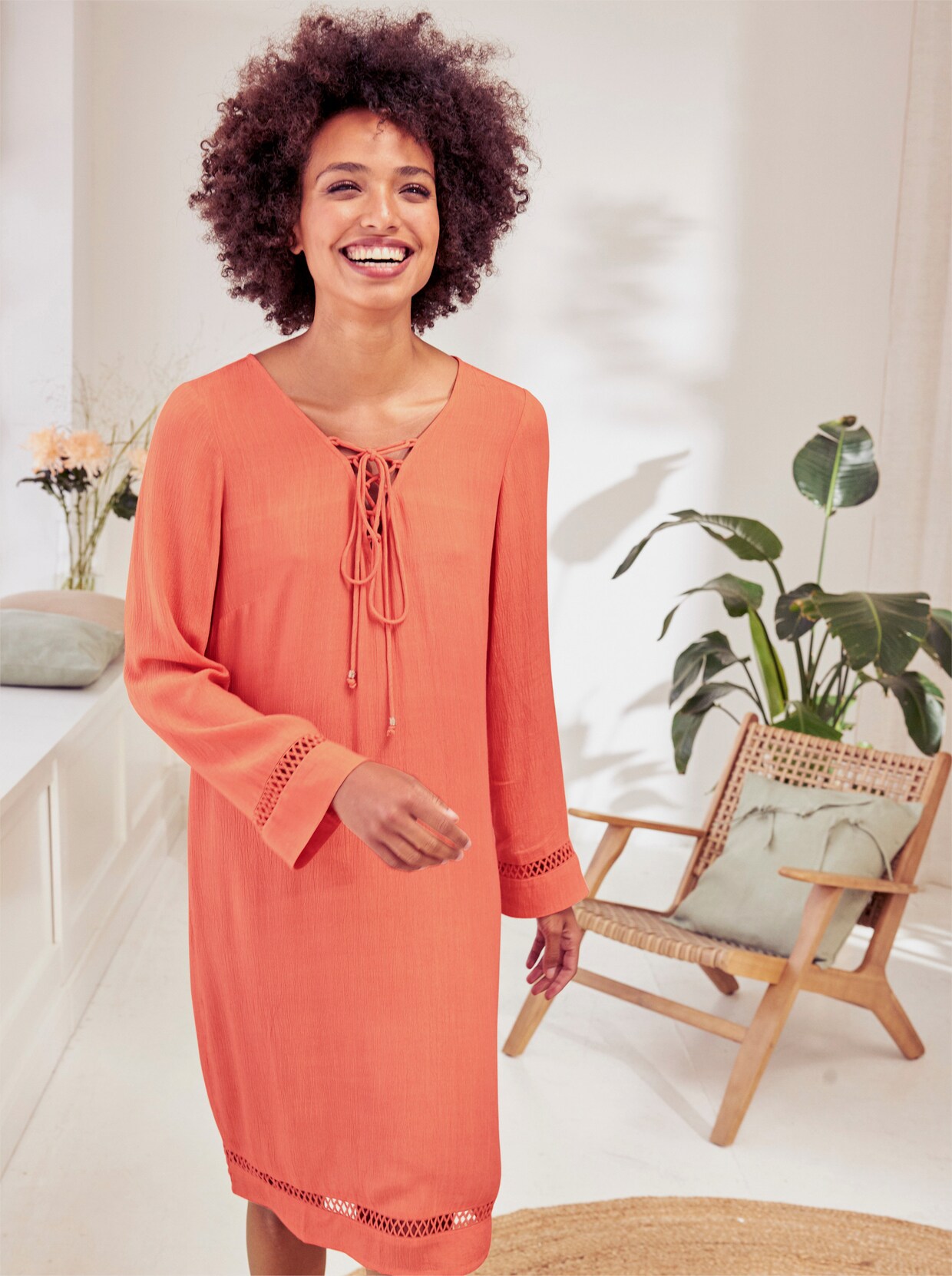 heine Kleid - papaya