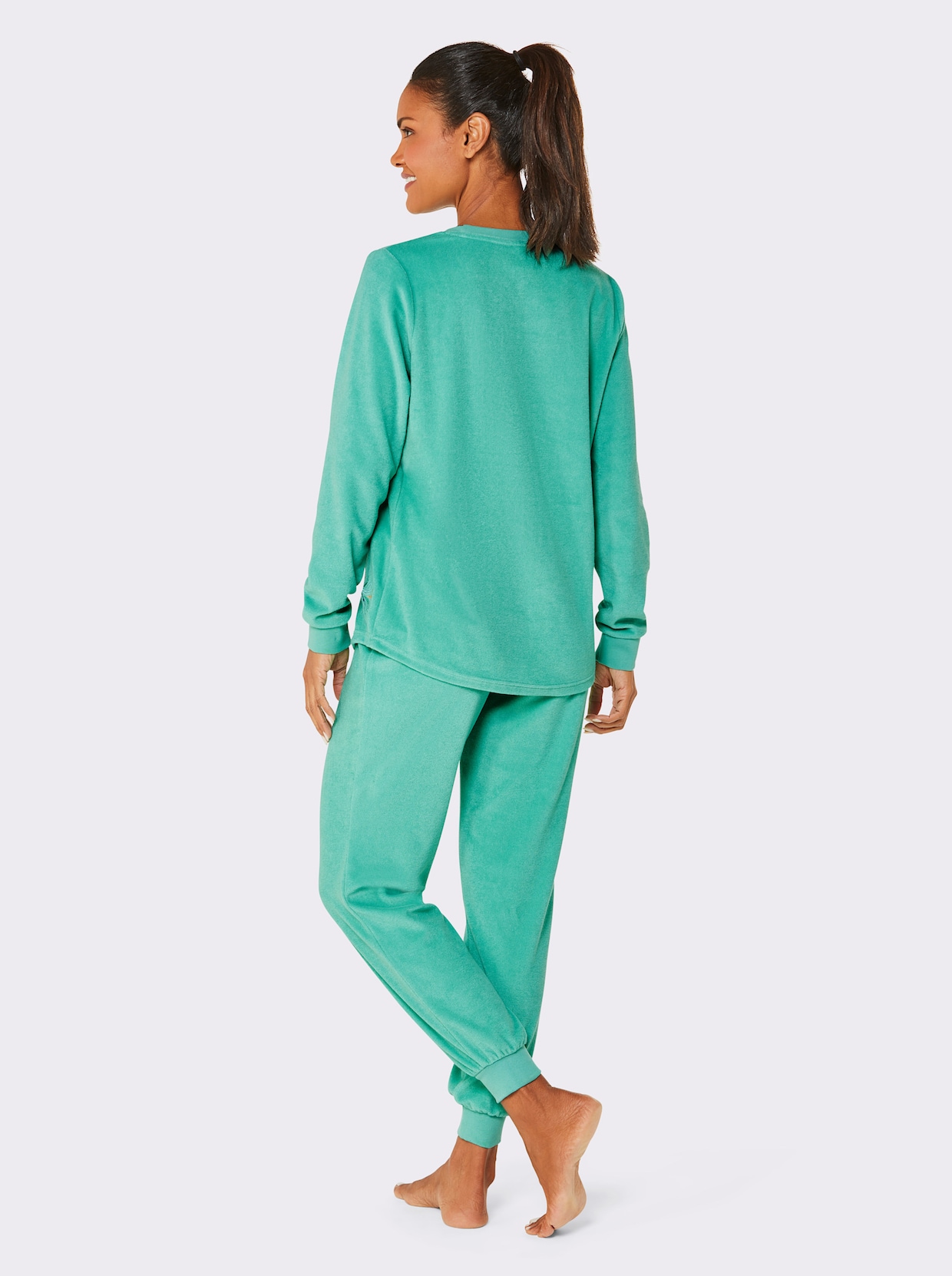 wäschepur Pyjama - blauwgroen/koningsblauw