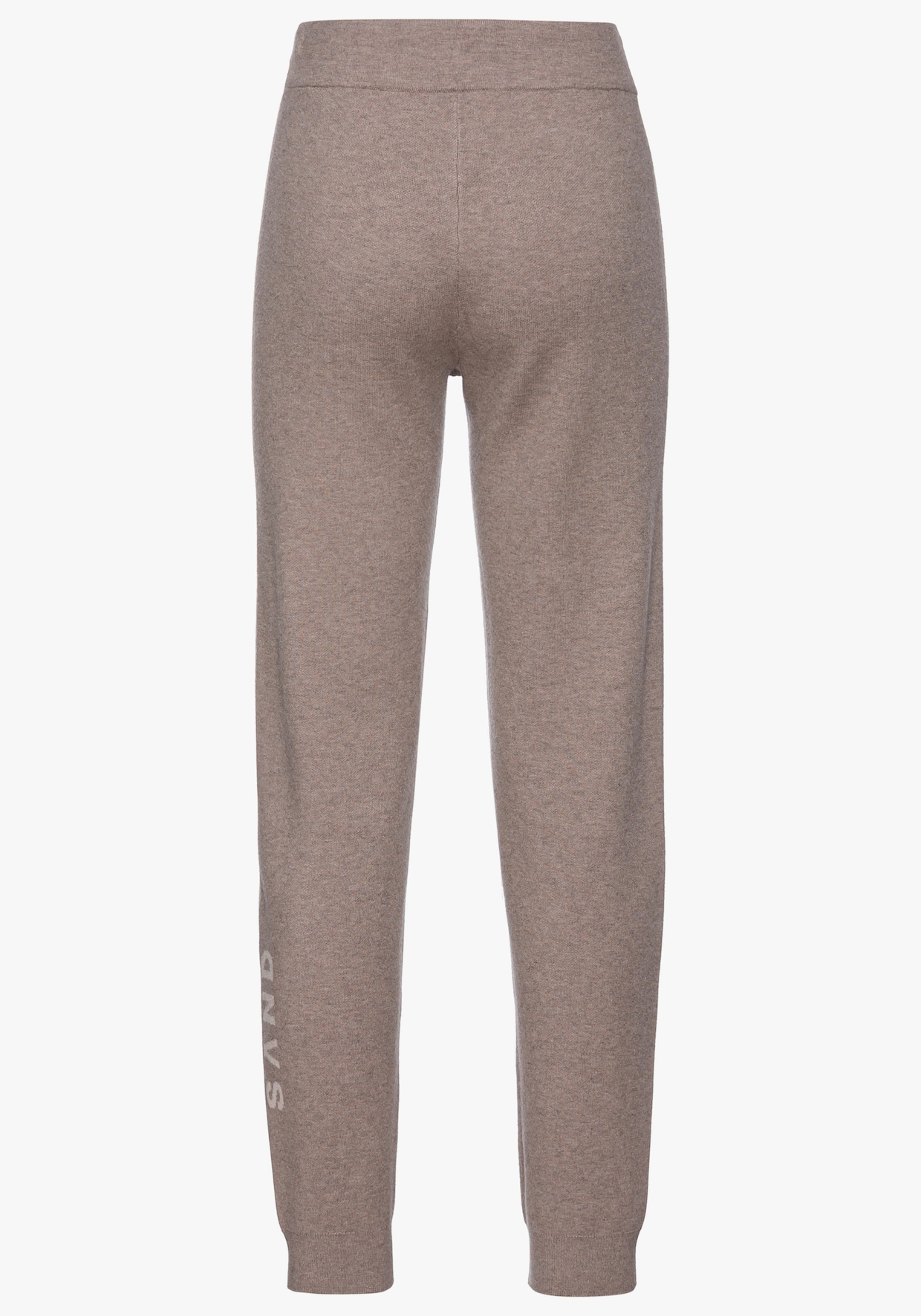 Elbsand Broek van tricot - taupe