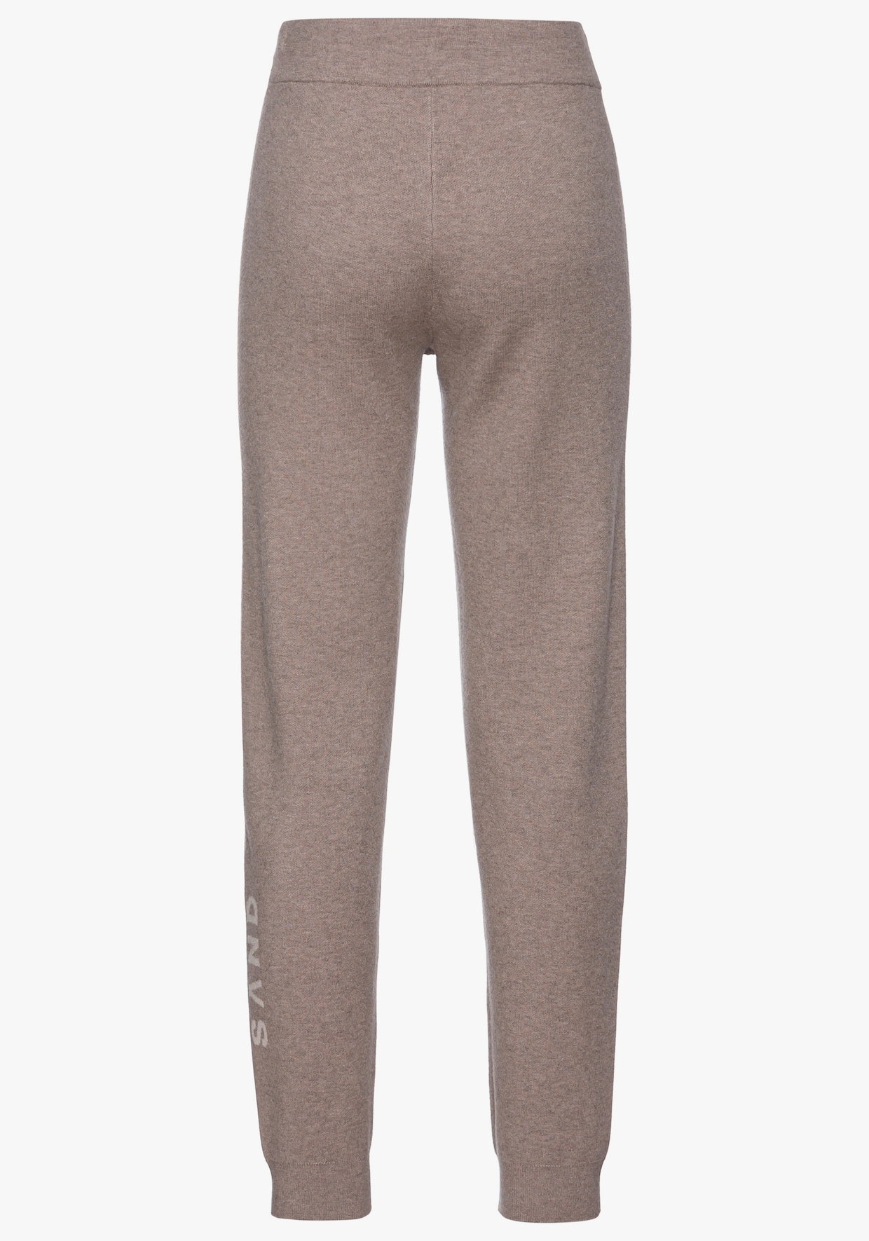 Elbsand Pantalon en tricot - taupe