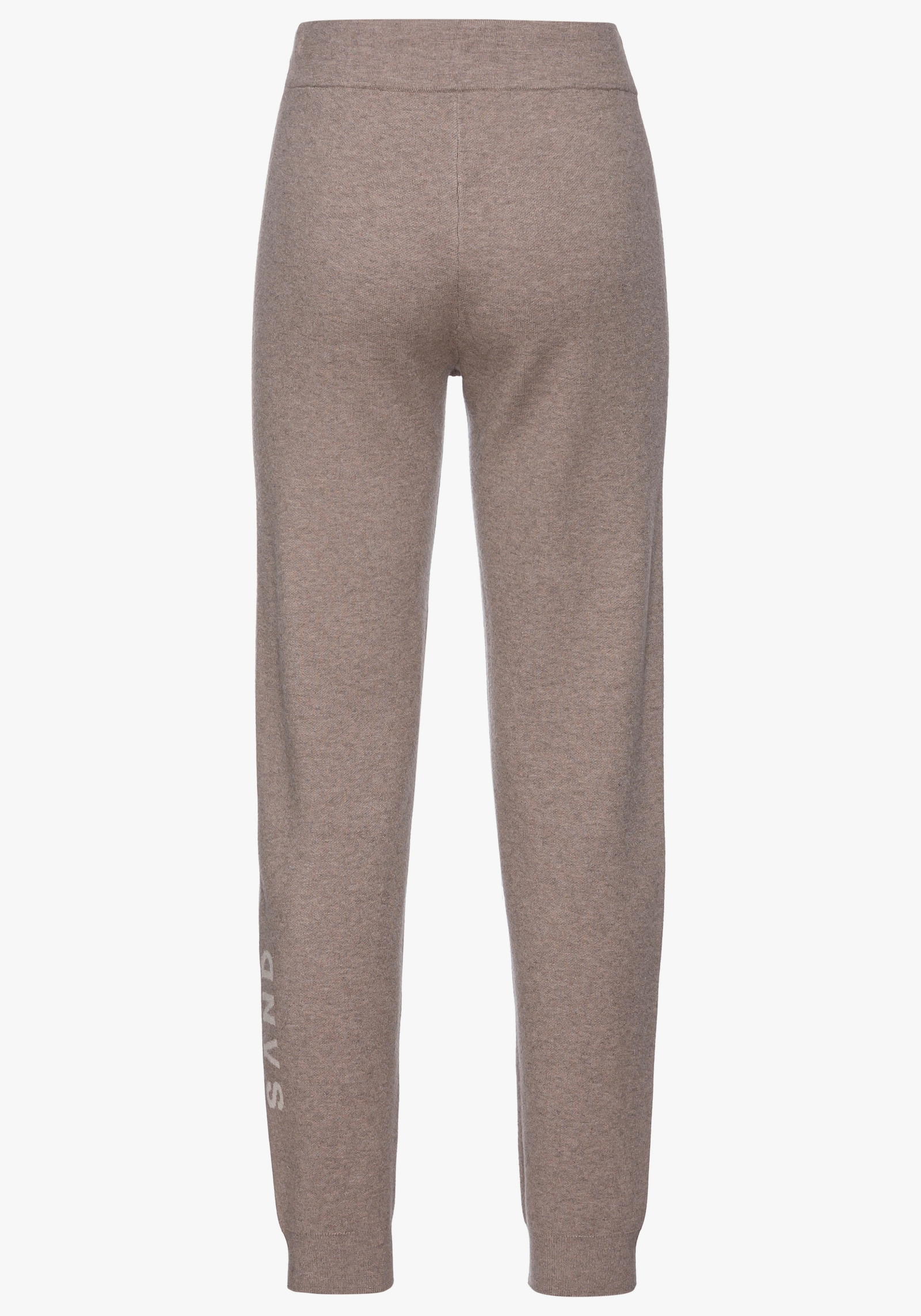 Elbsand Broek van tricot - taupe
