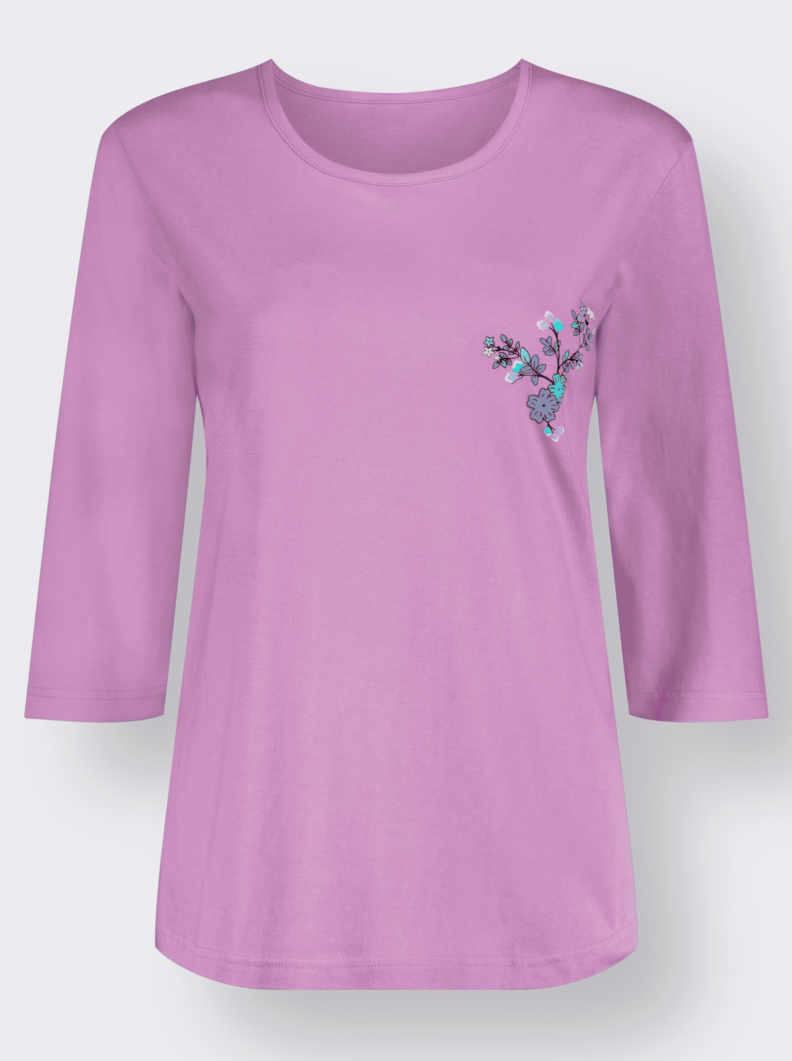 wäschepur Pyjamas avec ceinture élastique - orchidée + abricot