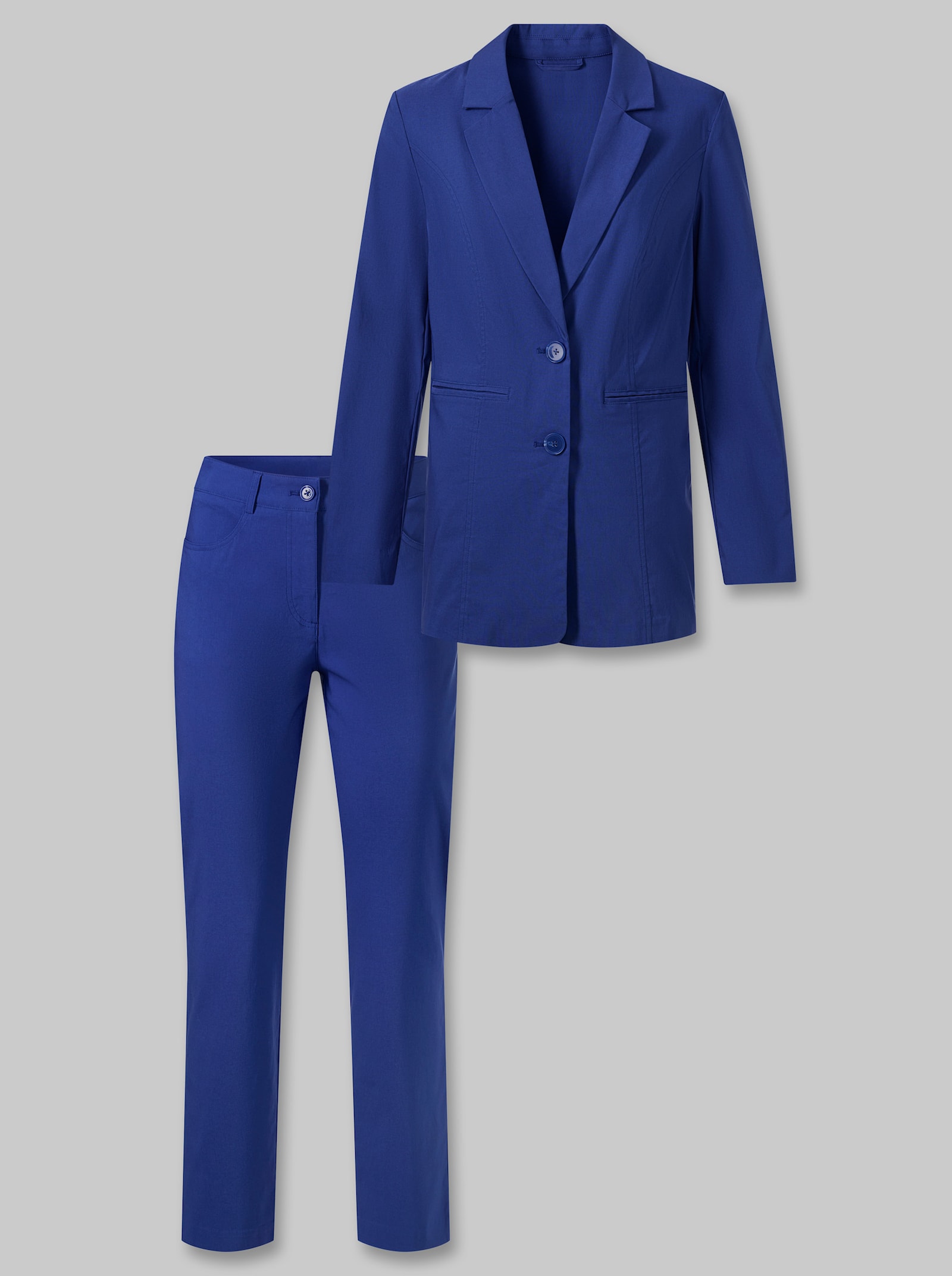 heine Hosenanzug in bequemer Stretch-Qualität - royalblau