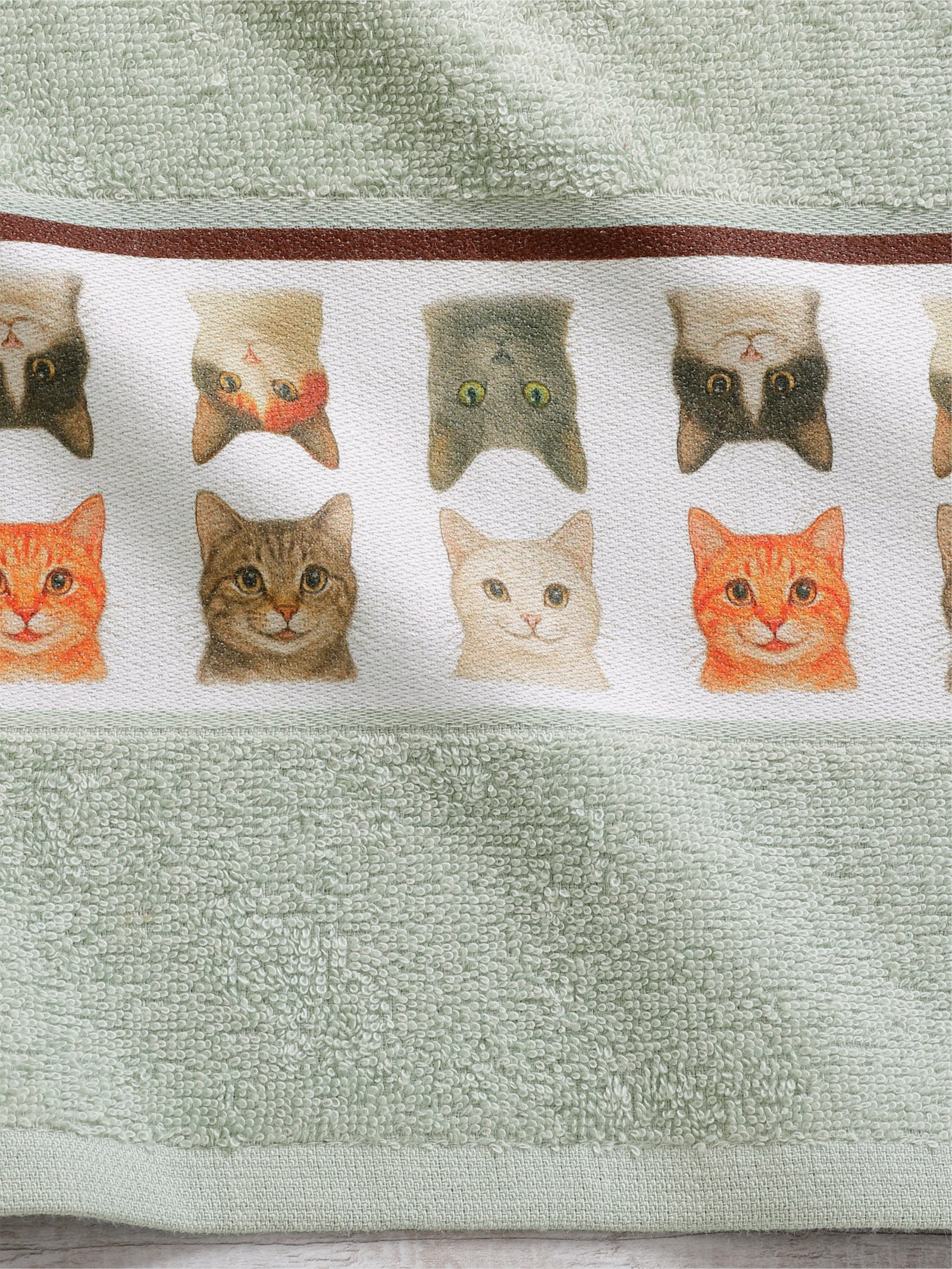 6-tlg. Handtuch-Set - grün