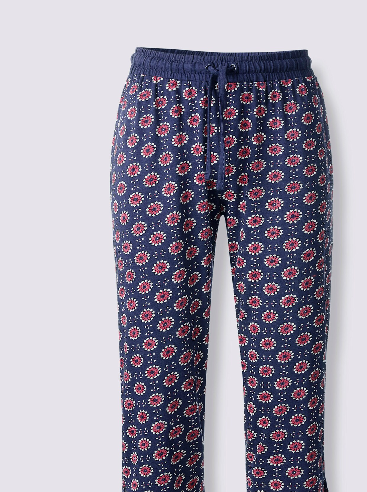 wäschepur Capri-legging - marine geprint
