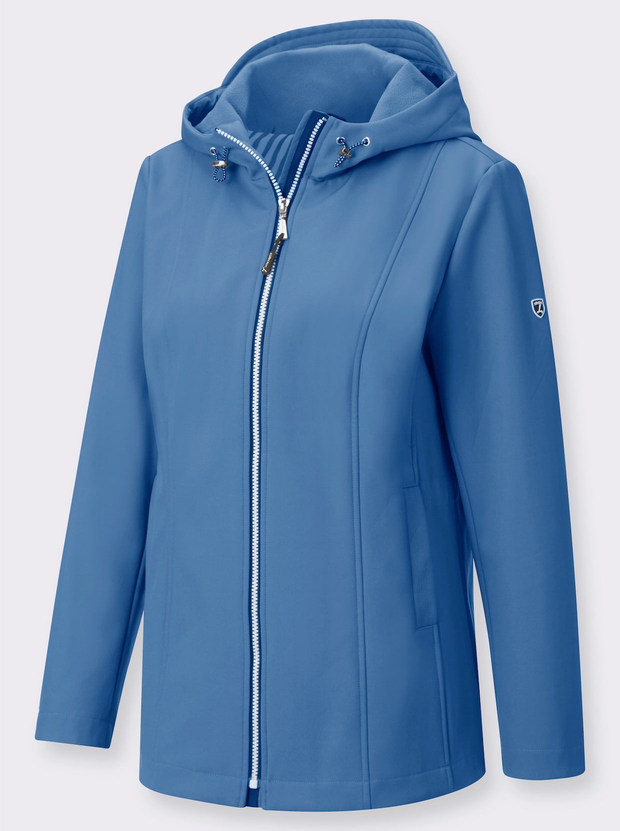 Softshell-Jacke - mittelblau