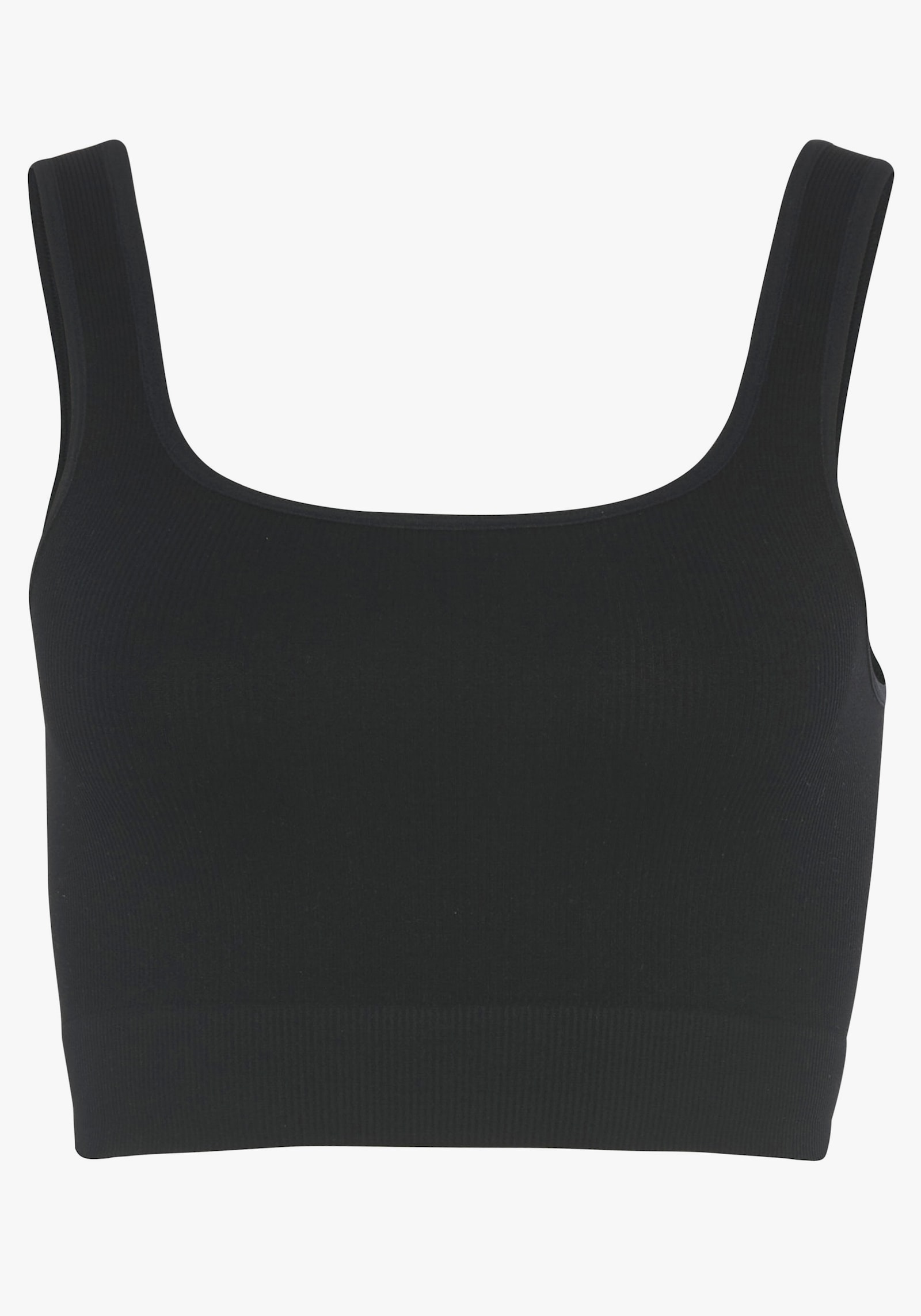 LASCANA Crop-Top - schwarz