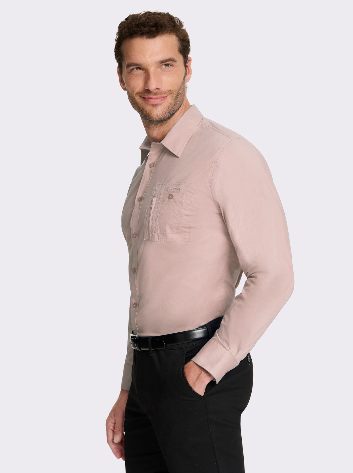 Marco Donati Langarmhemd - puder