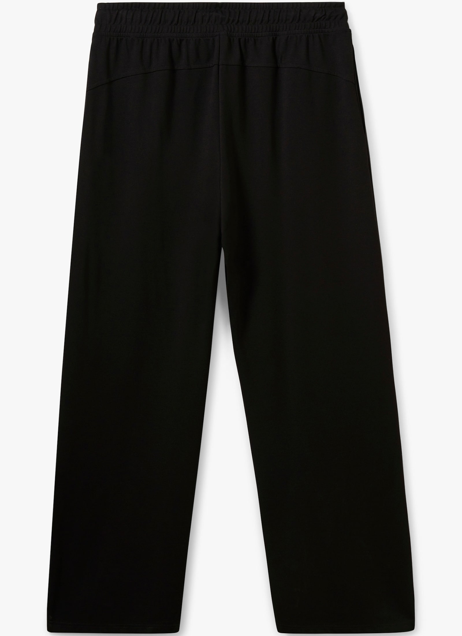 sheego Sportbroek in wijd model - zwart