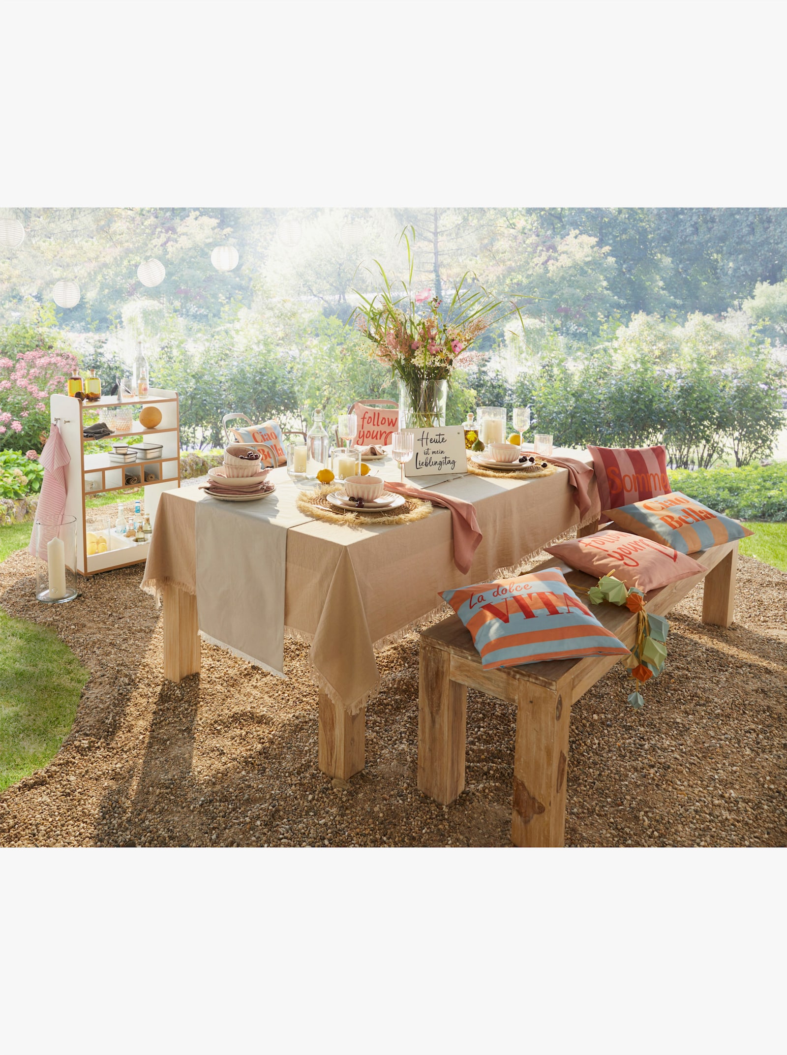 Impressionen Wanddeko - creme