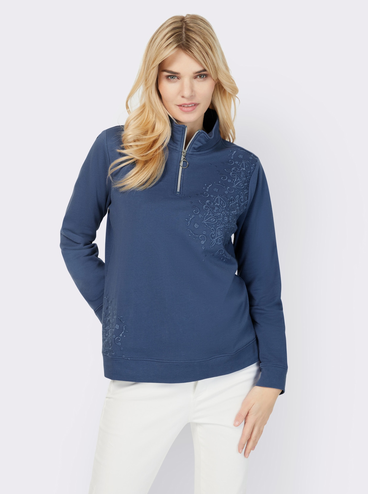heine Sweatshirt - jeansblauw