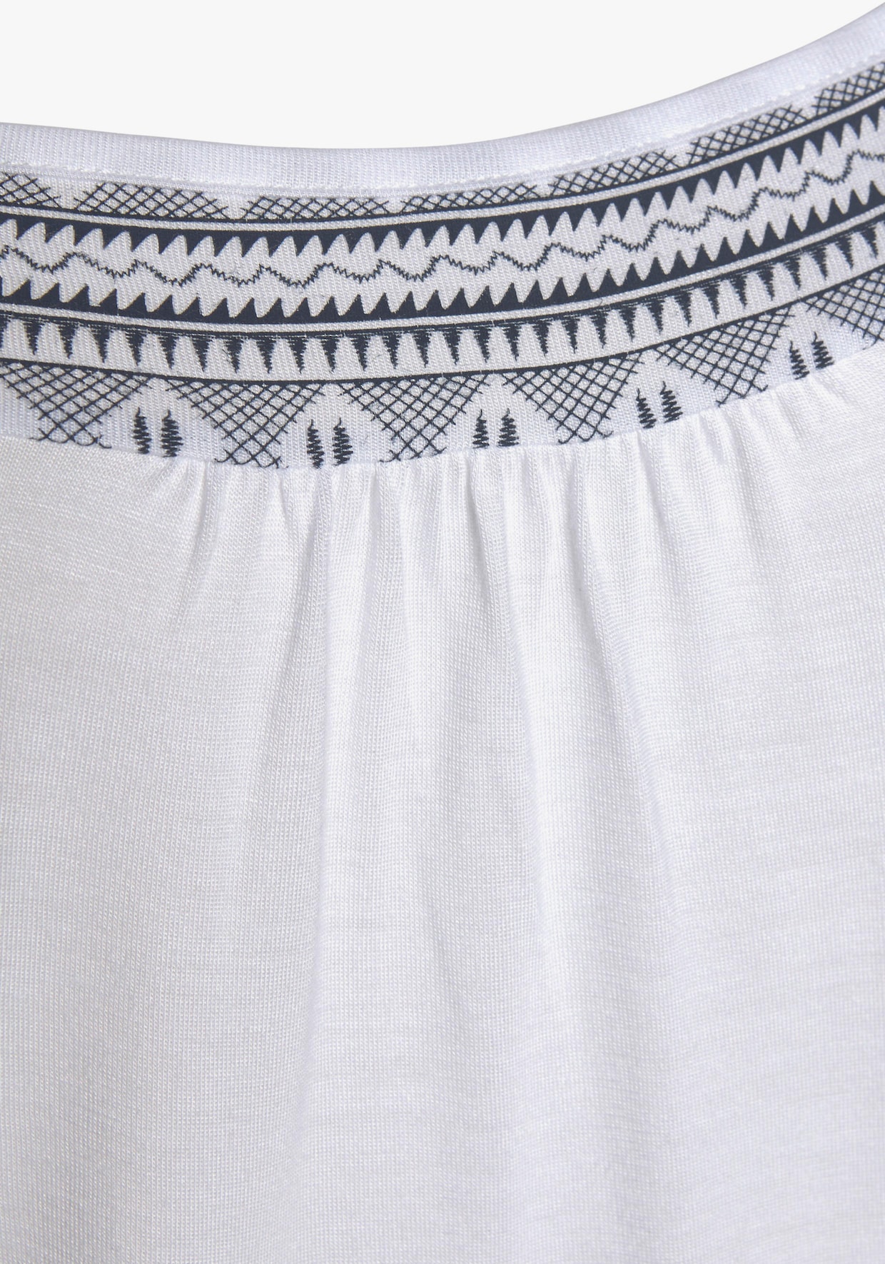 s.Oliver Shirt met korte mouwen - wit/marine geprint