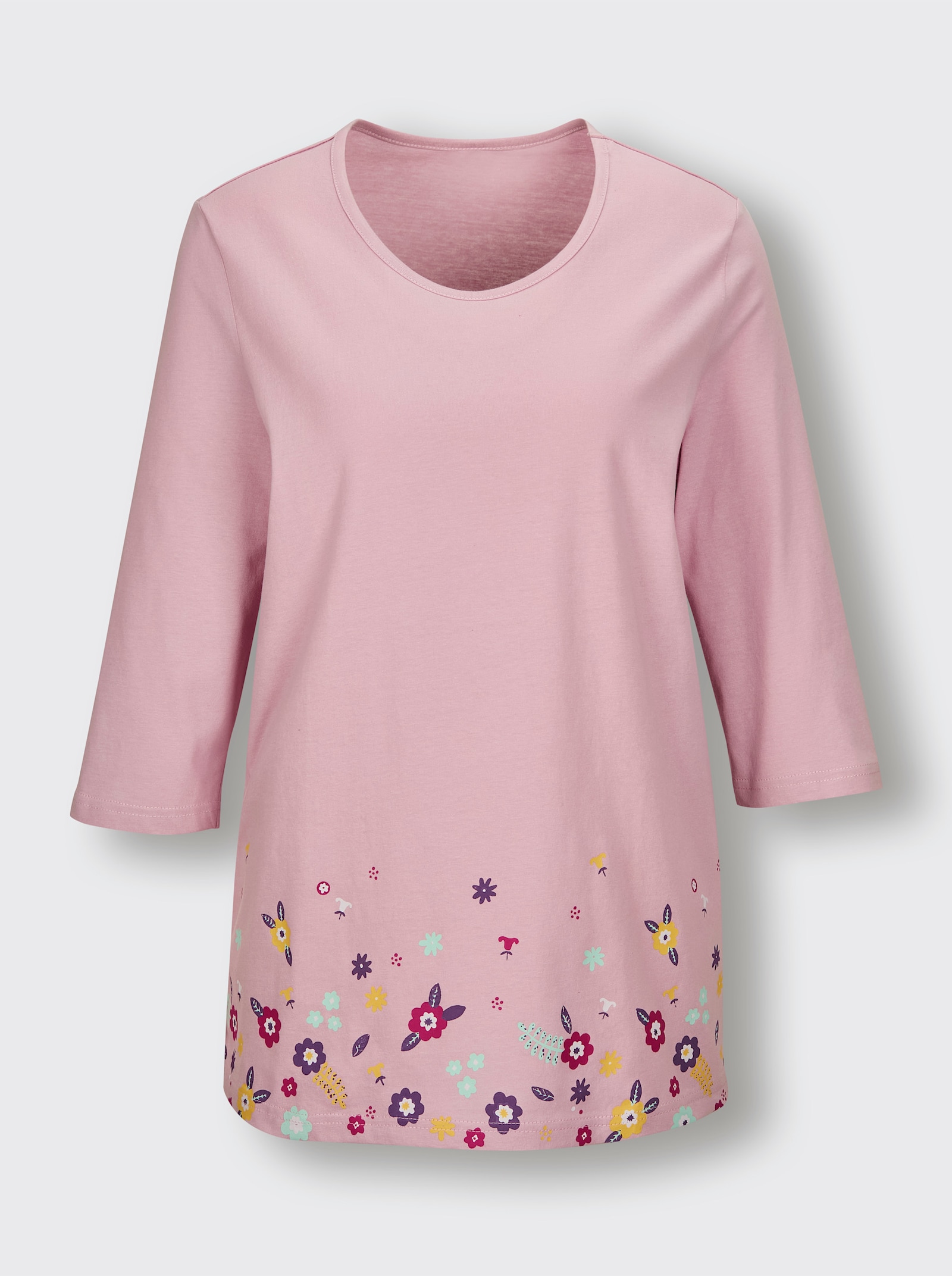 wäschepur Schlafanzüge - kalkmint-bedruckt + rosé-bedruckt